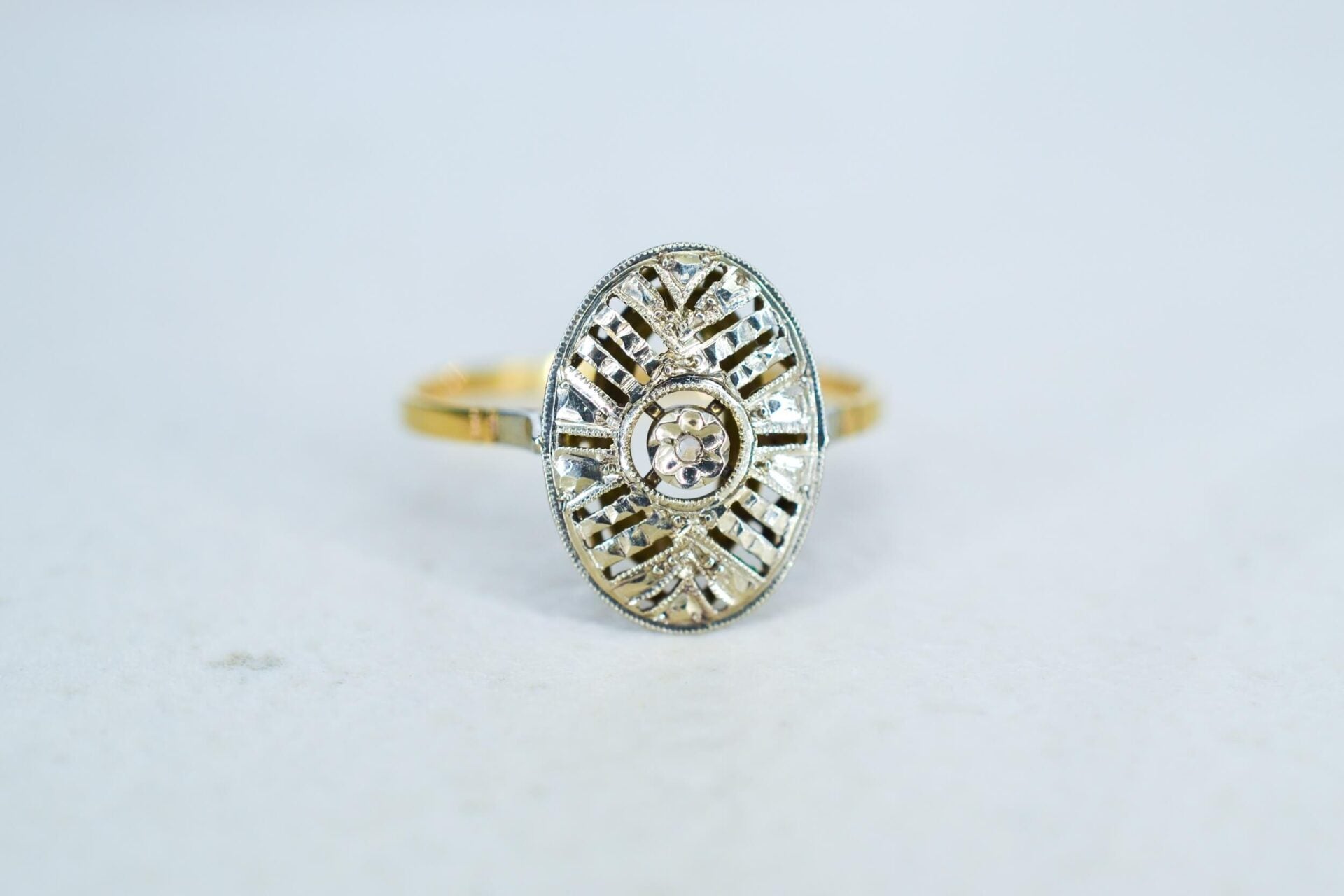 Bague 2 Ors Art Déco