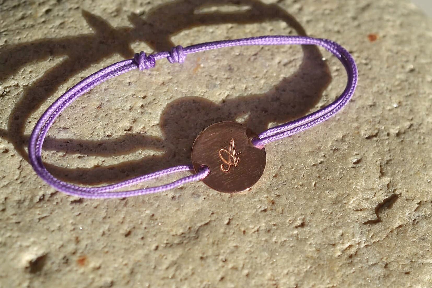 Bracelet pastille gravée