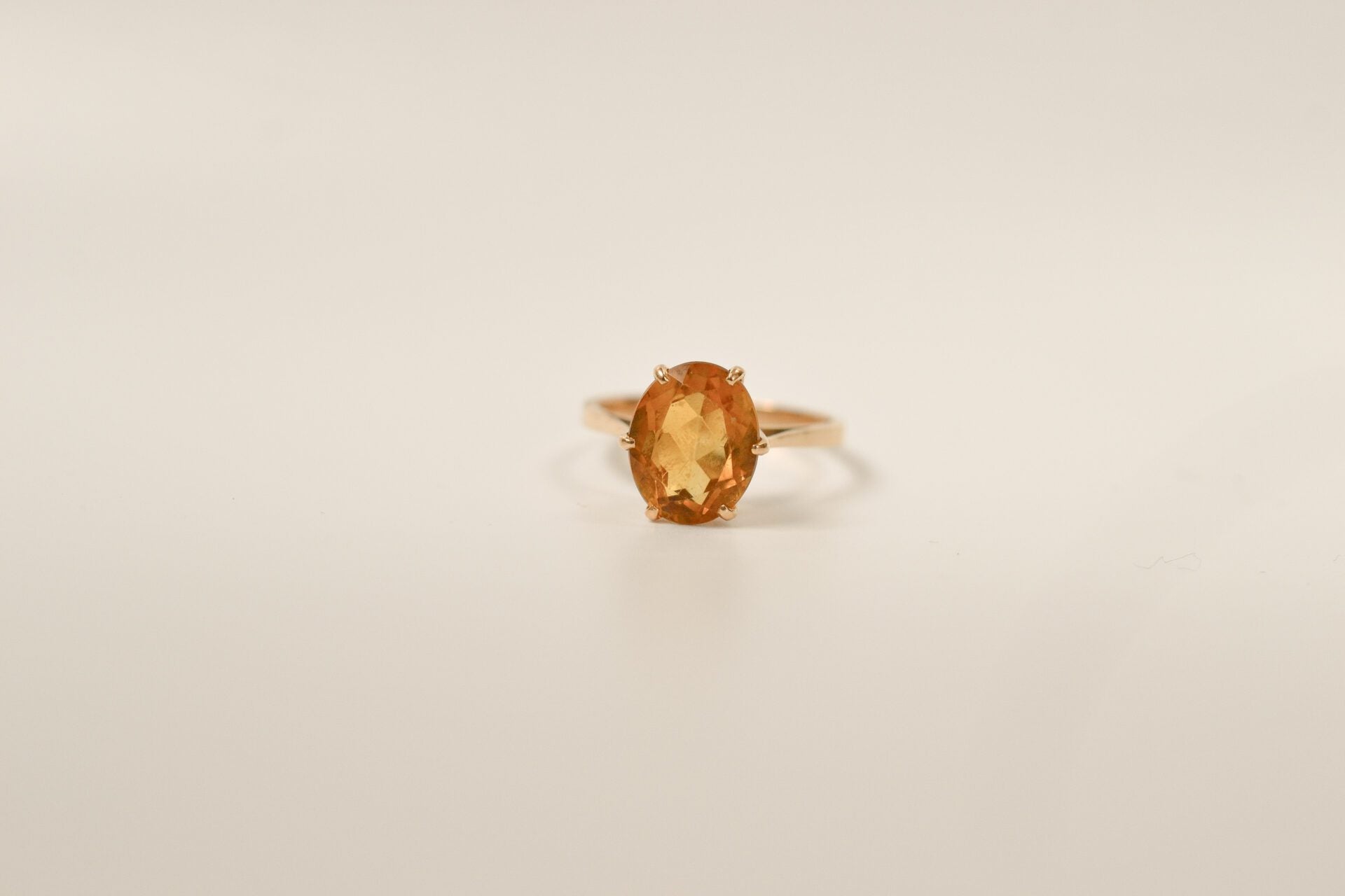 Bague Cocktail Citrine