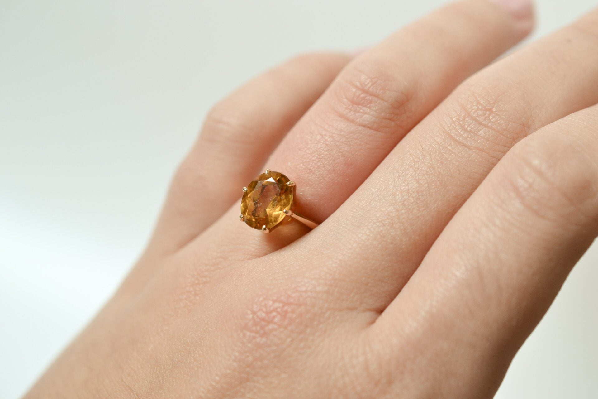 Bague Cocktail Citrine