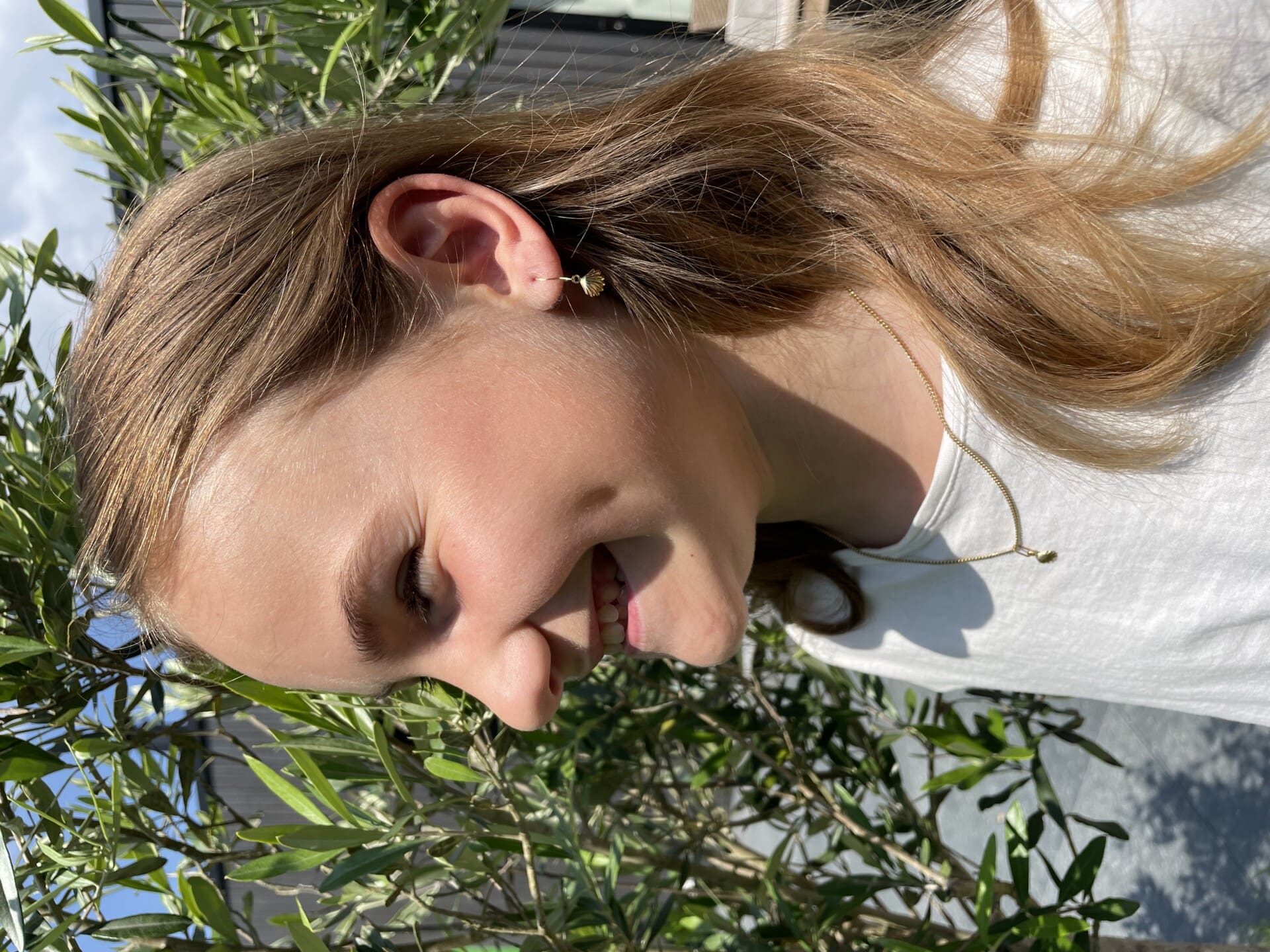 Boucles d'oreilles coquillage Or