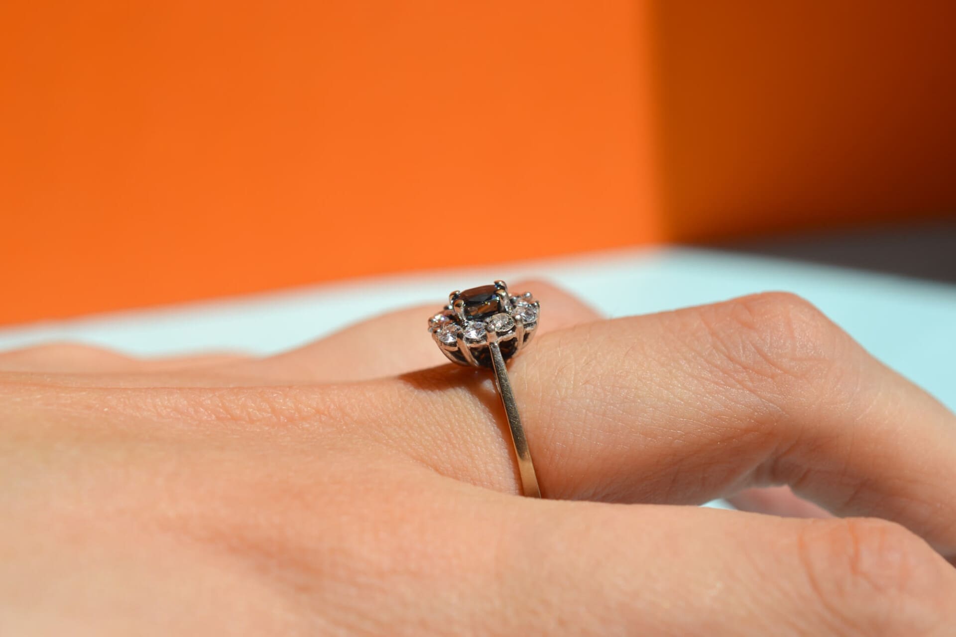 Marguerite Saphir et Diamants