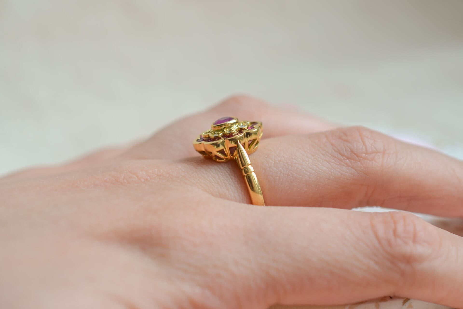 Marguerite Rubis et Diamants
