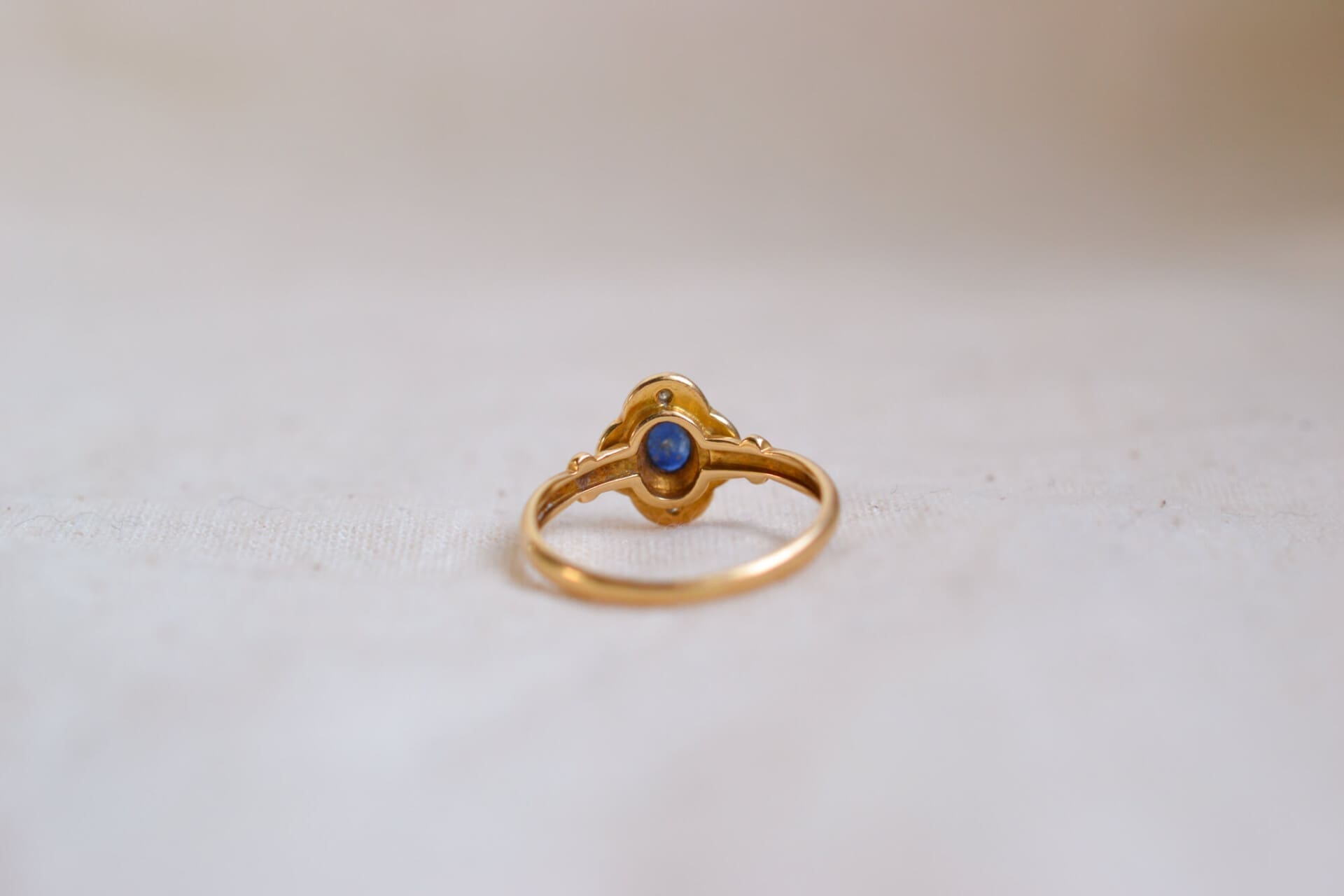 Marguerite Vintage Saphir et Diamants