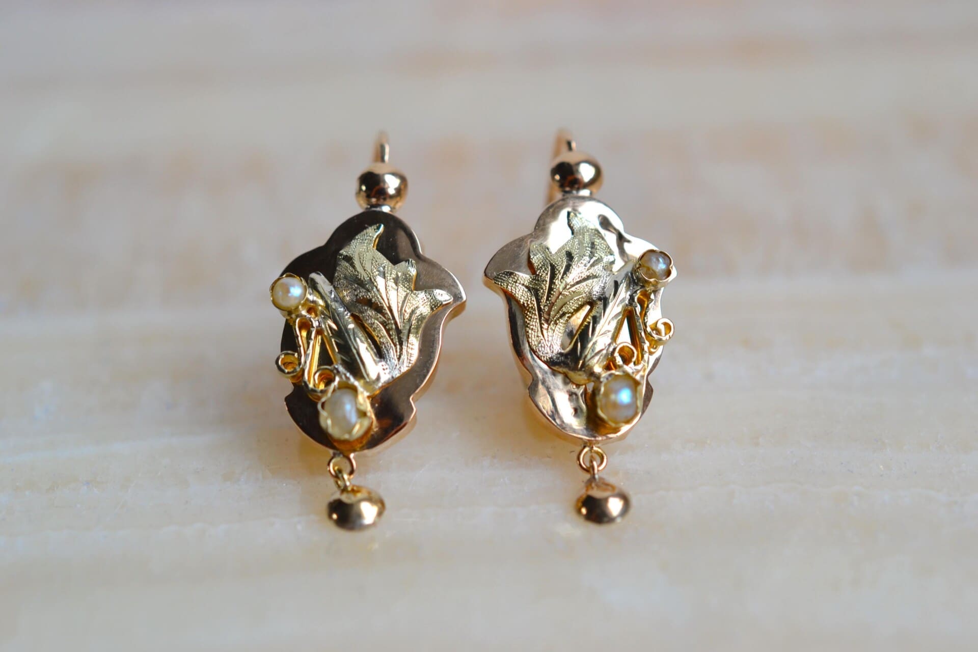 Pendants d'oreilles "poissardes"