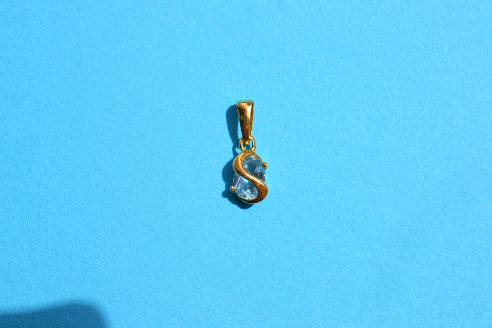 Pendentif Topaze monture S