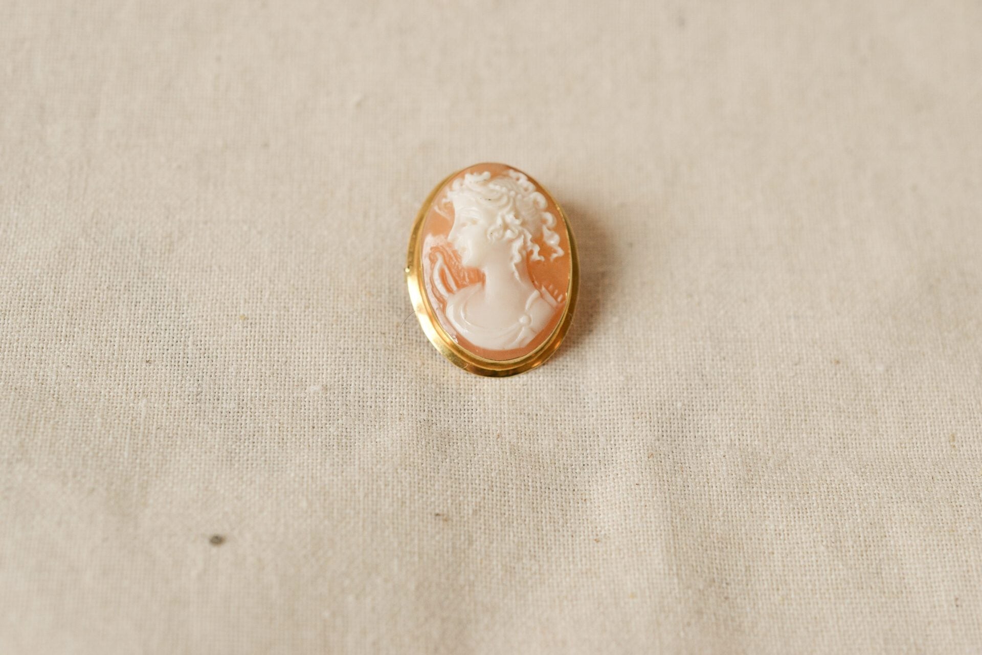 Pendentif et broche Camée