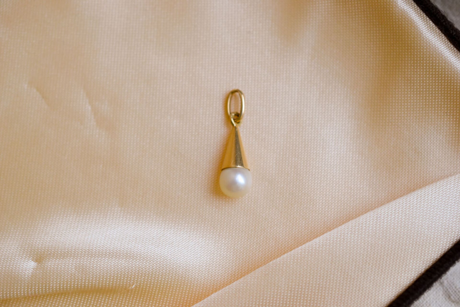 Pendentif cône Perle de culture