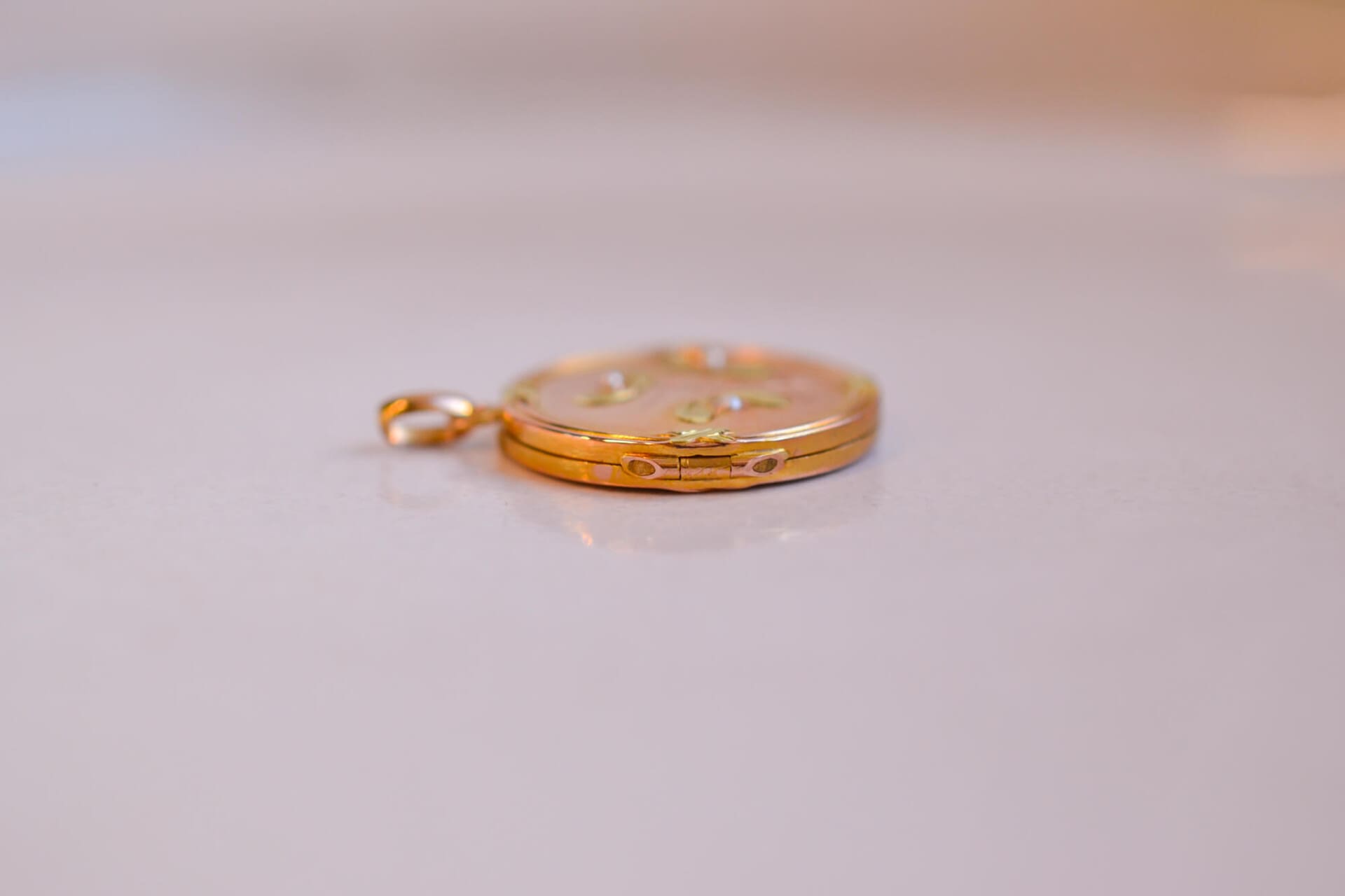 Pendentif porte-photo Art Nouveau