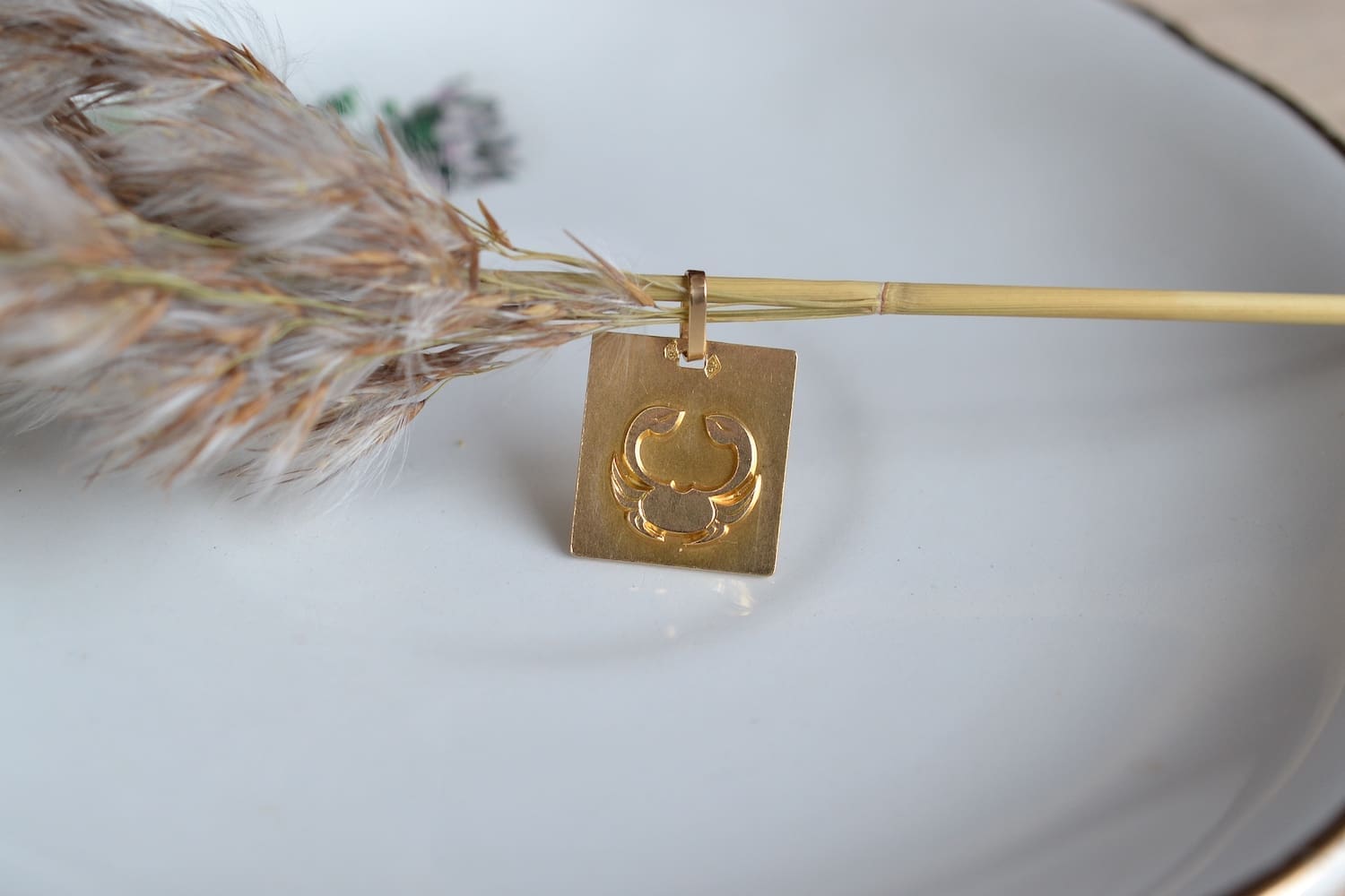 Pendentif signe astrologique cancer