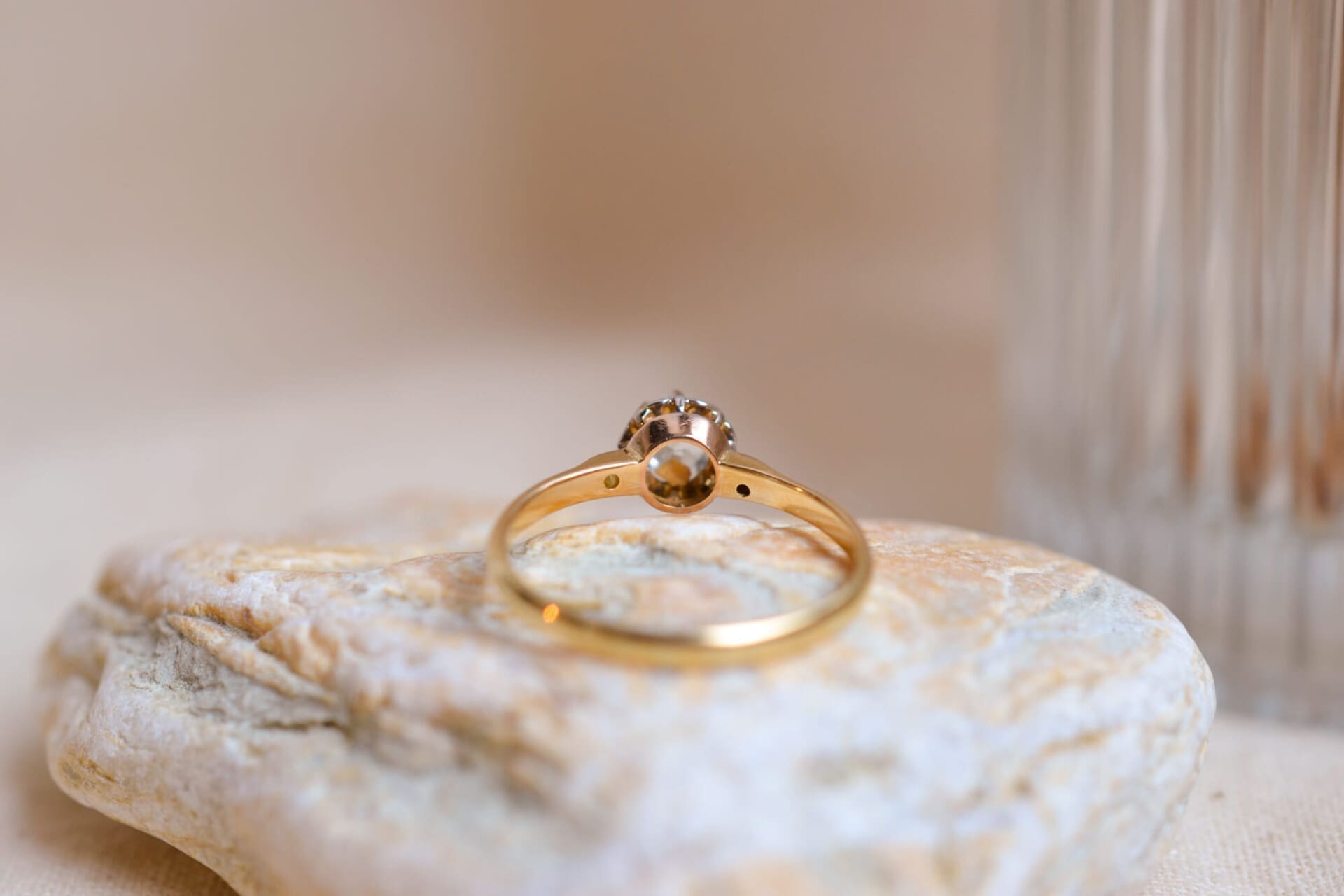 Solitaire Aigue-Marine 2 Ors