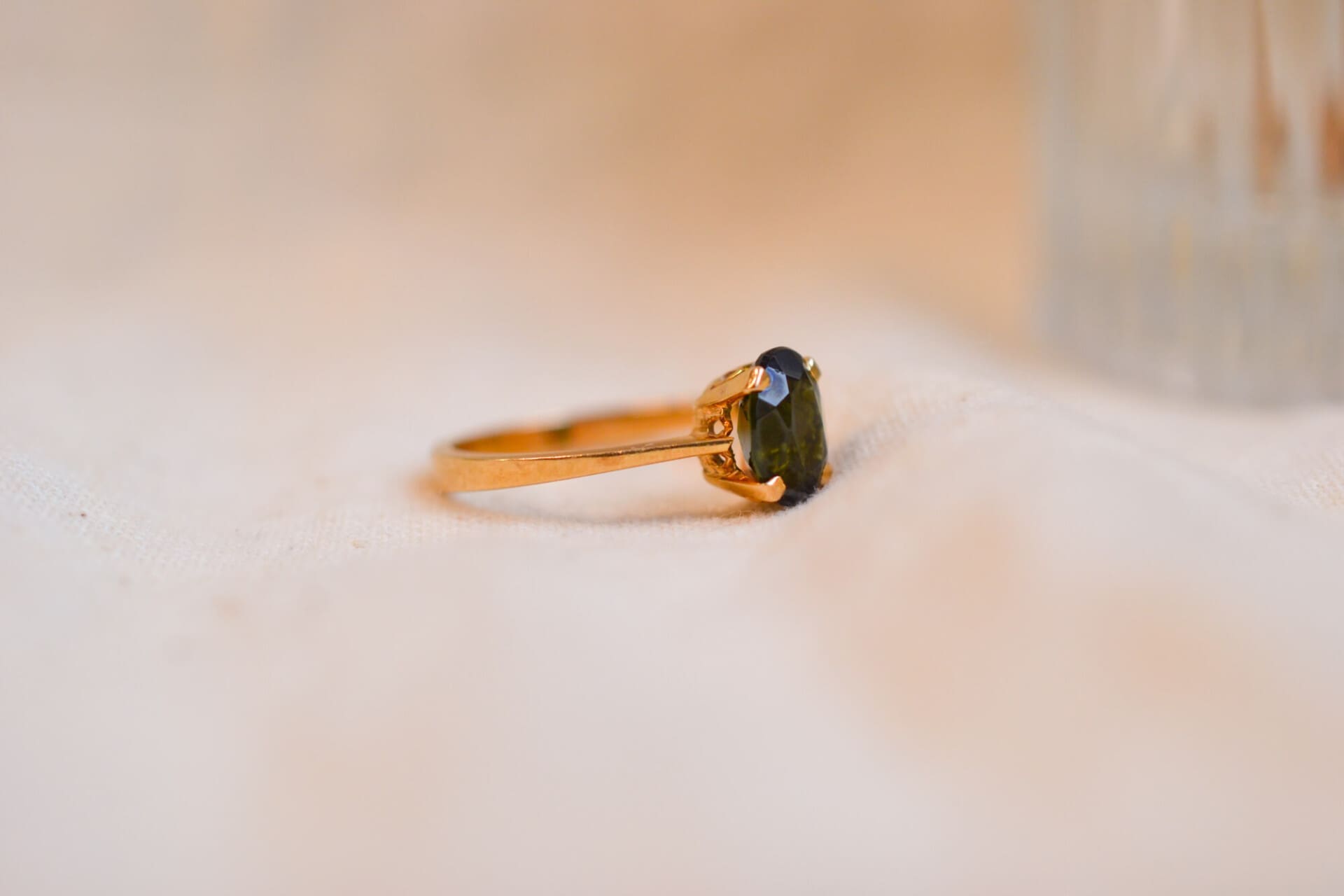 Bague Solitaire Tourmaline
