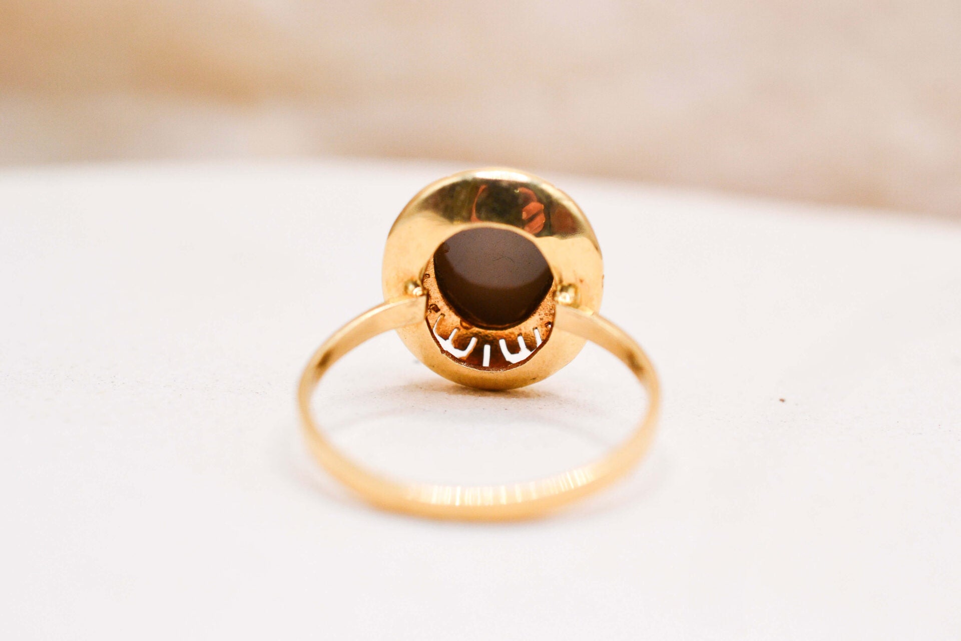 Bague Cabochon Chrysobéryl étoilé