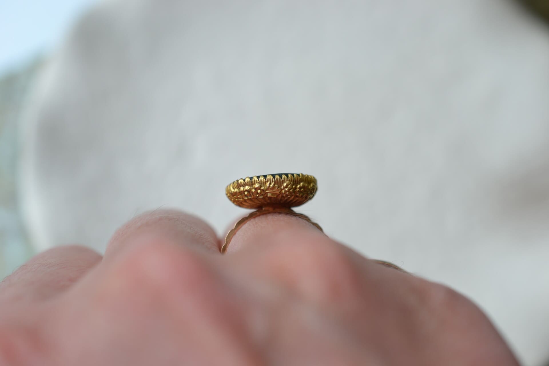 Bague Jaspe Sanguin « Pensez aux suites »
