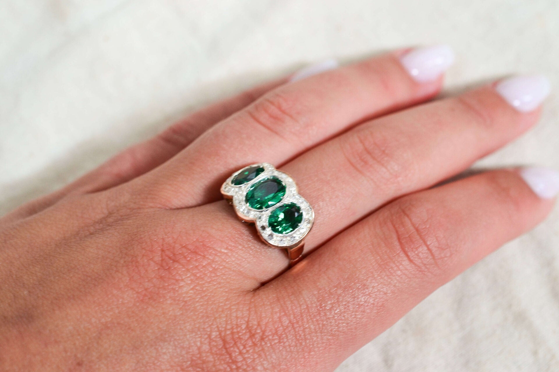 Bague trilogie Diamants