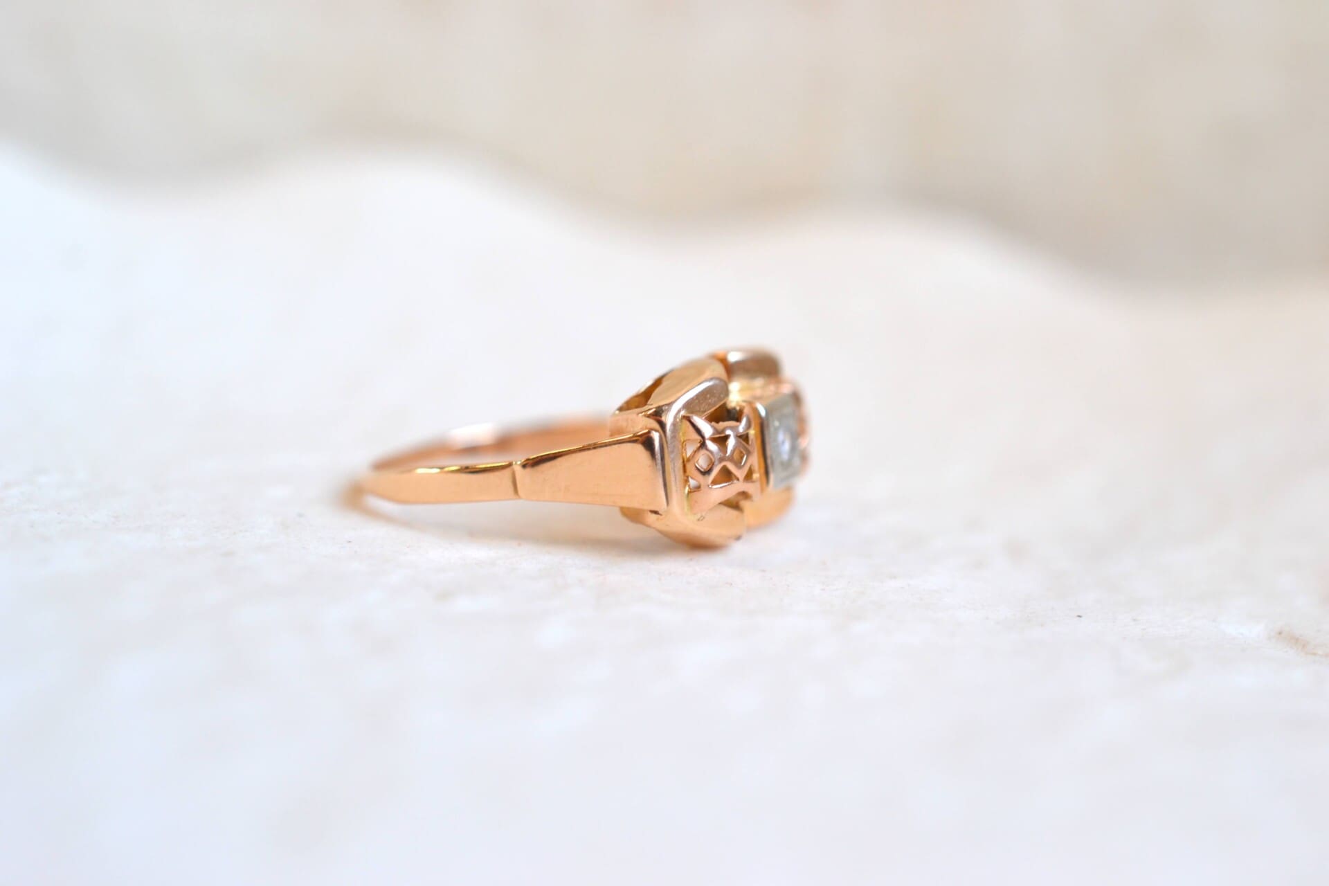 Bague Art Déco Oxyde