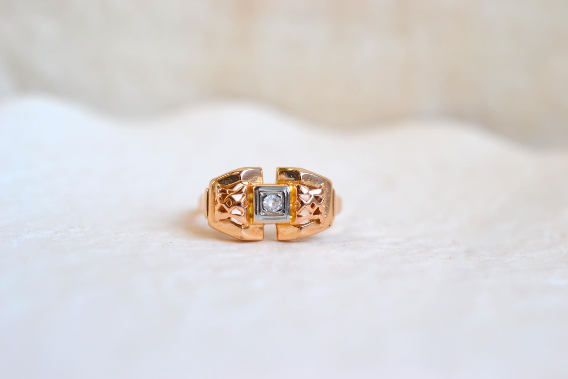 Bague Art Déco Oxyde
