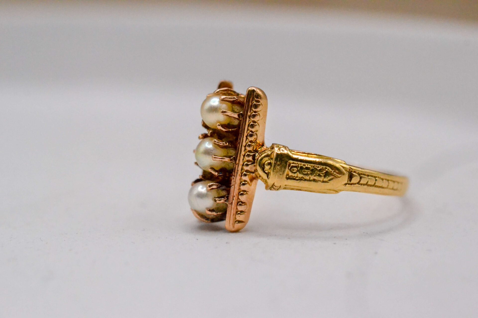 Bague Perles époque Victorienne
