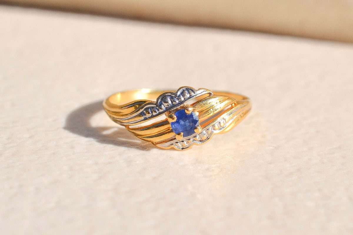 Bague Art nouveau Saphir
