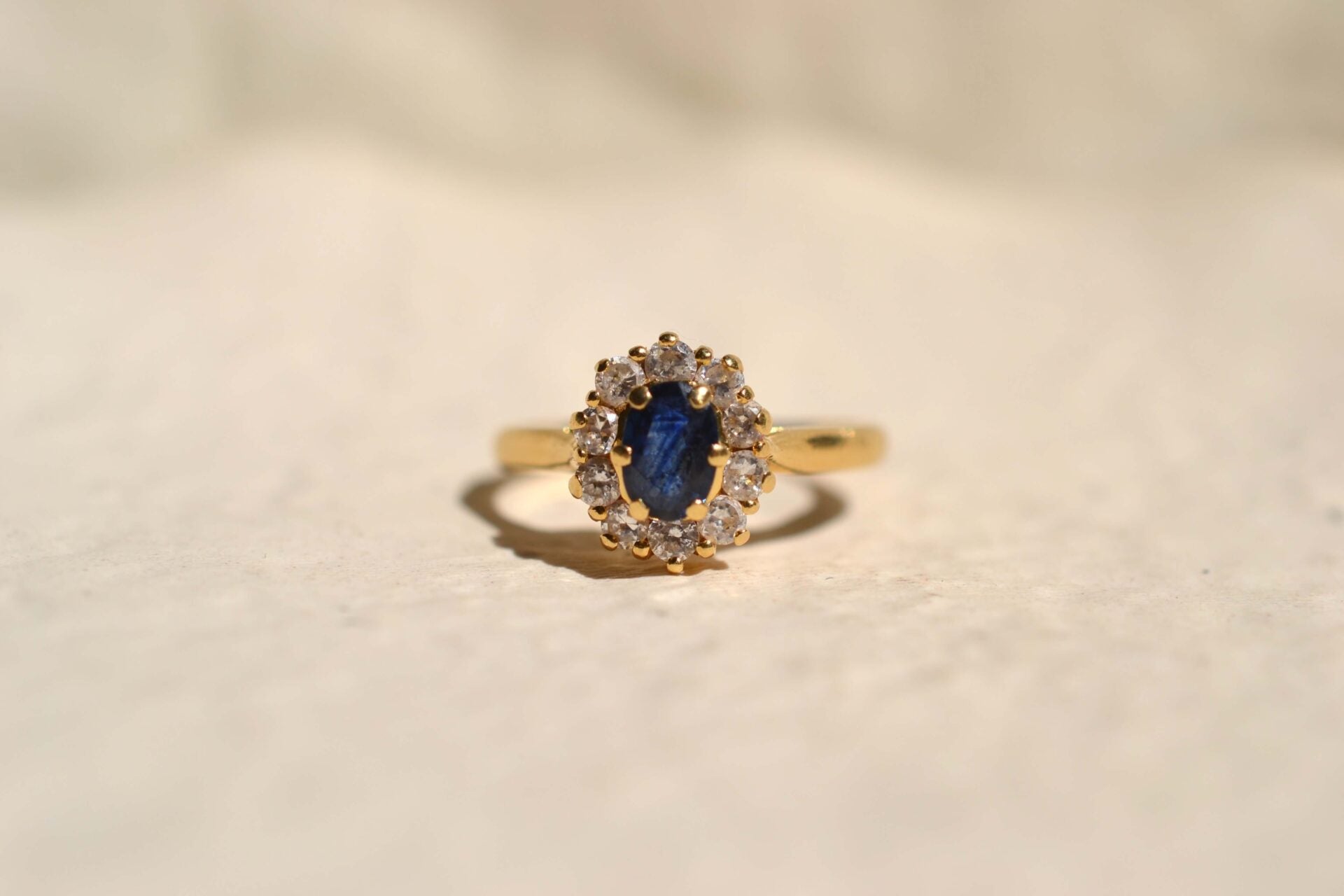 Bague Marguerite pétales Oxydes