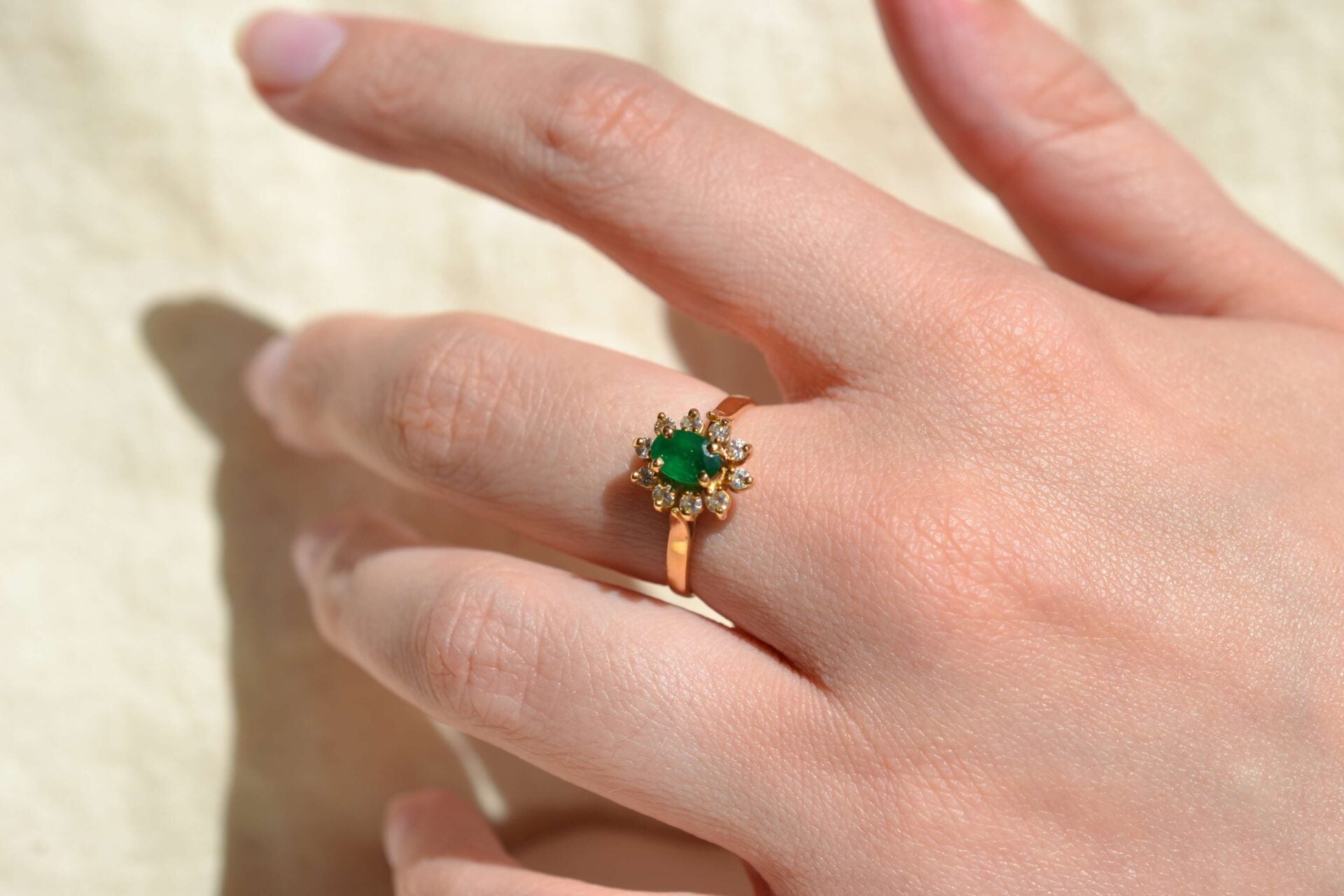 Marguerite Émeraude et Diamants