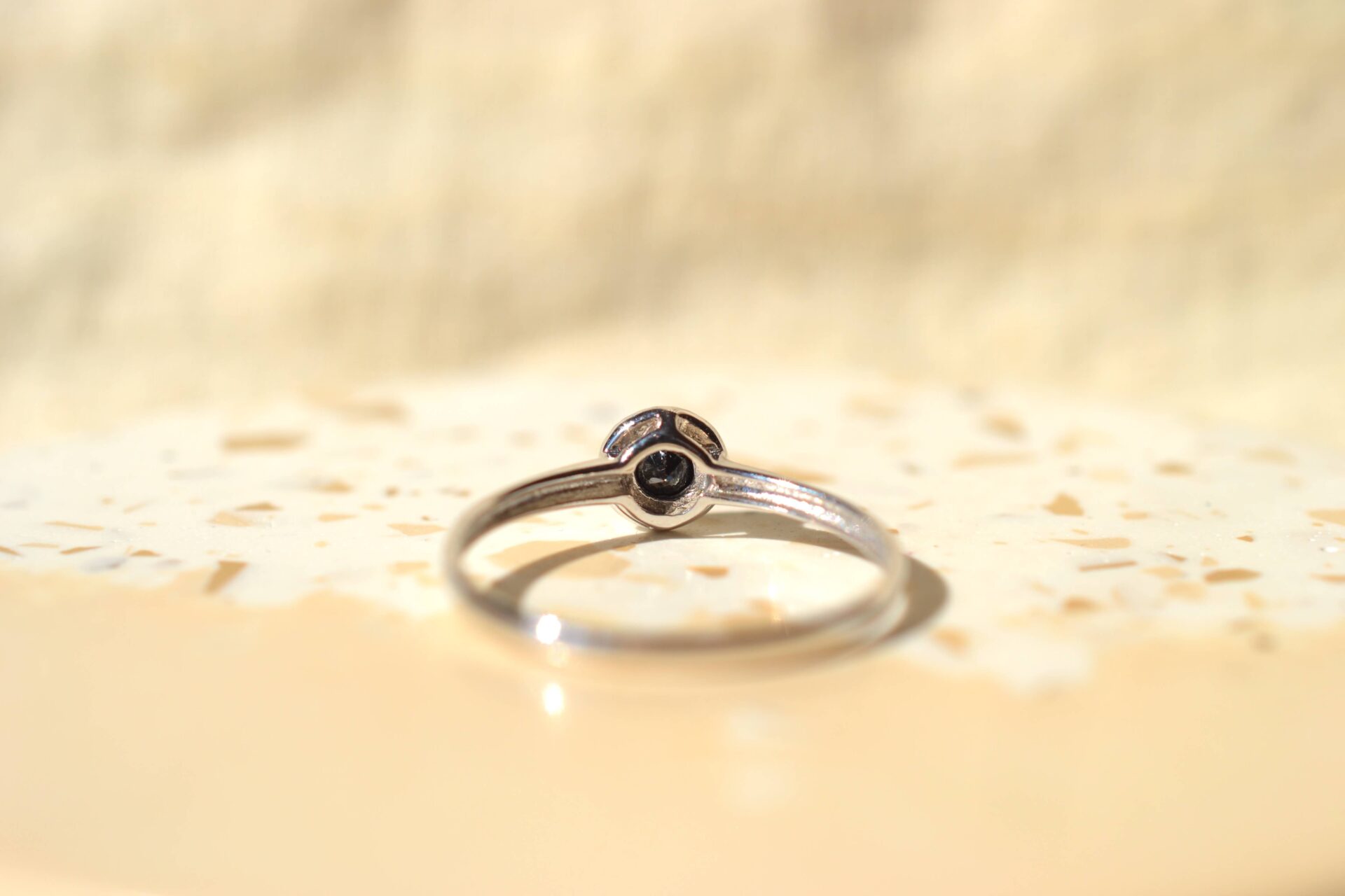Bague Solitaire Moissanite