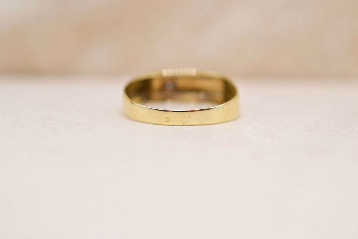 Bague chevalière Diamants