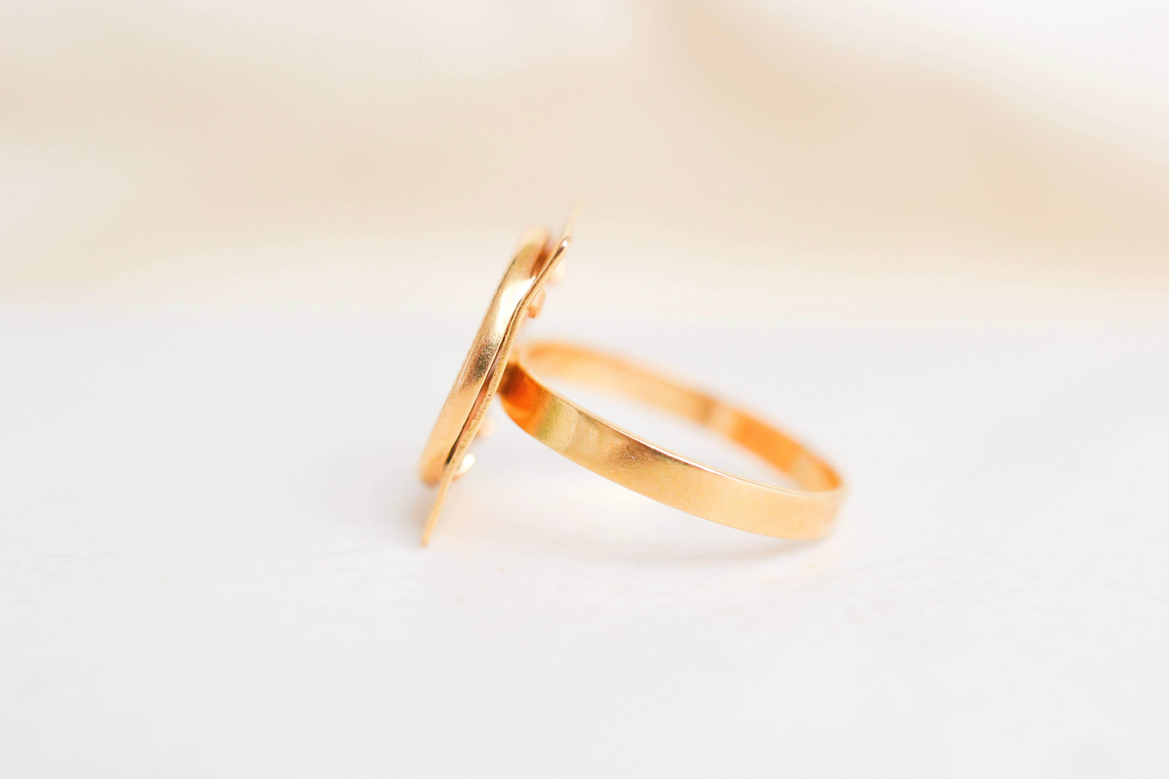 Bague pièce Dos Pesos Mexicain