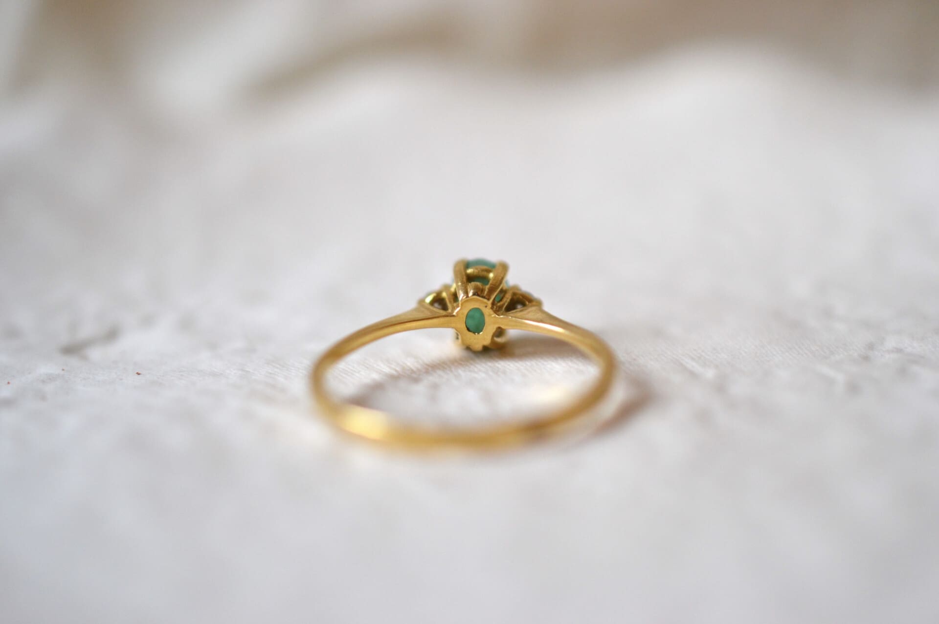 Bague Émeraude et Diamants
