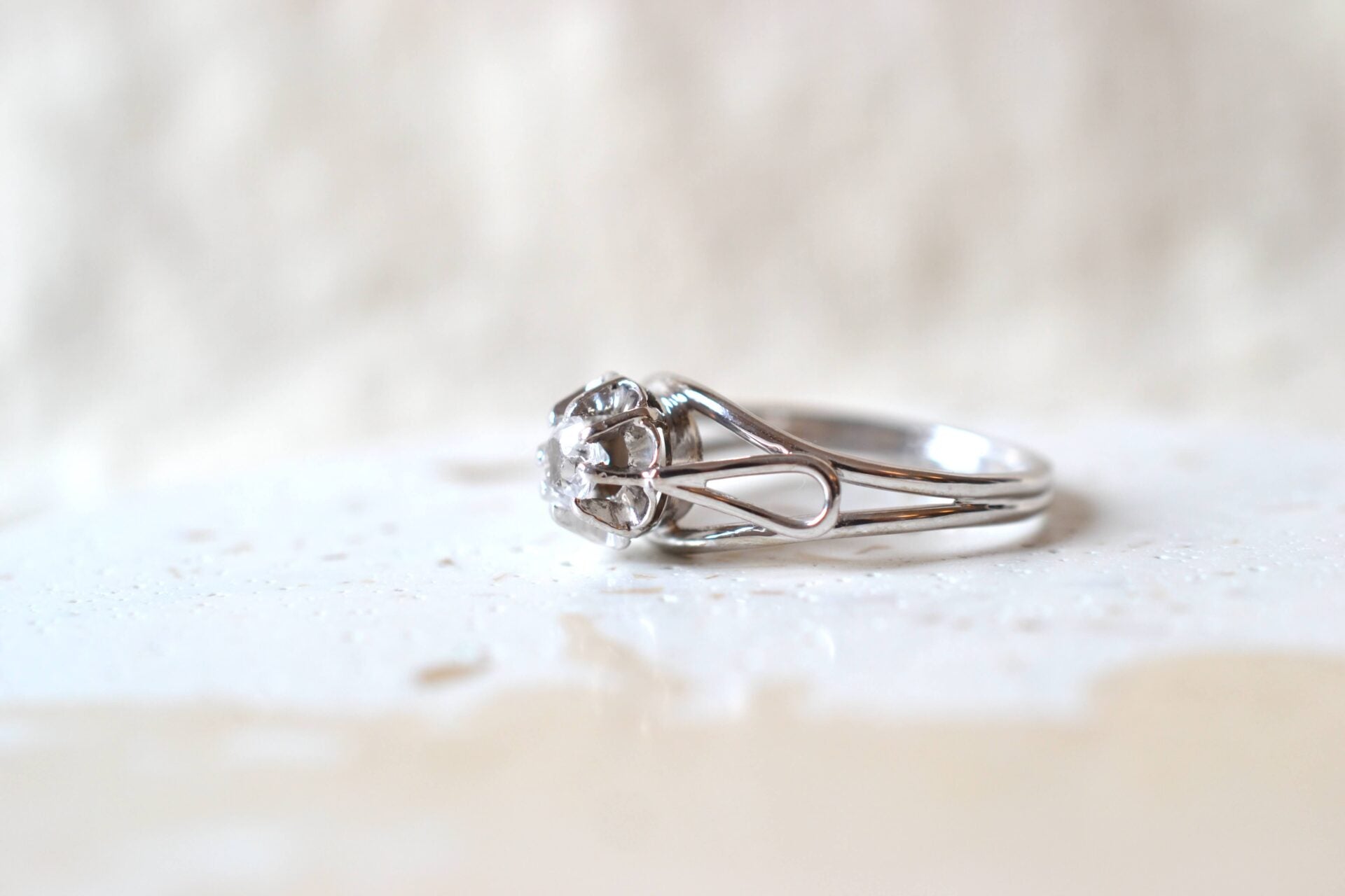 Bague Oxyde fleurette