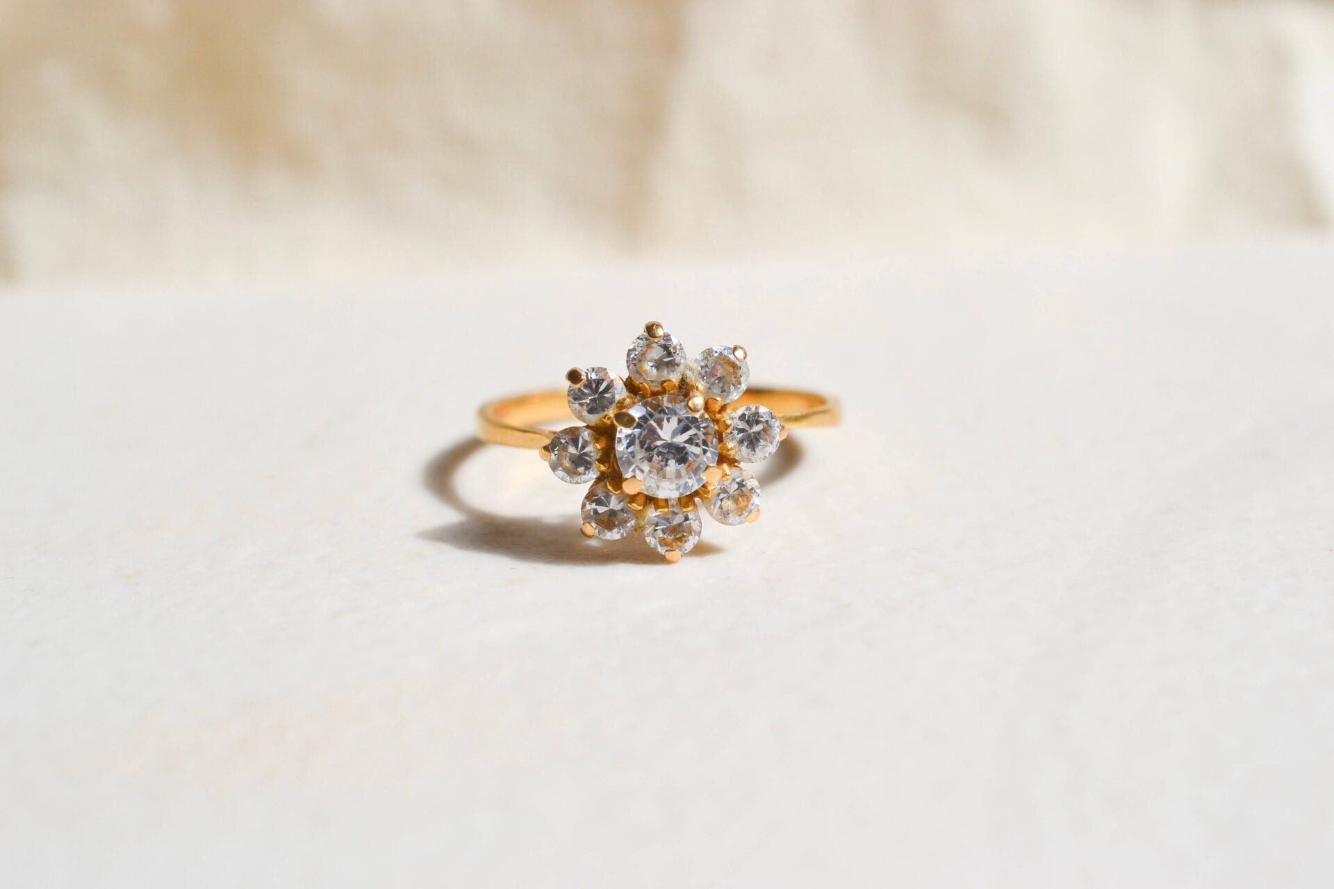 Bague fleur Oxydes