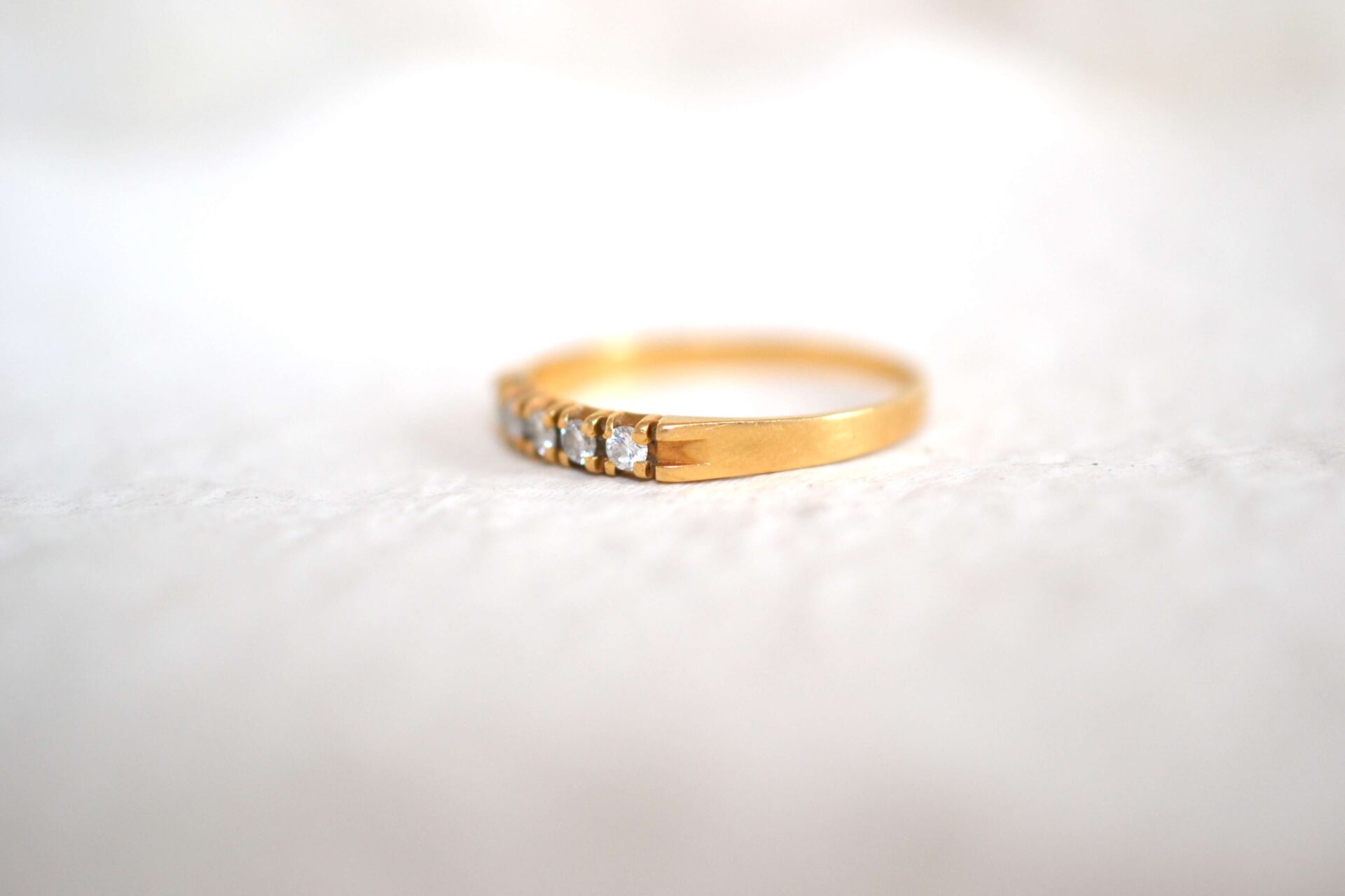 Bague Jarretière Diamants