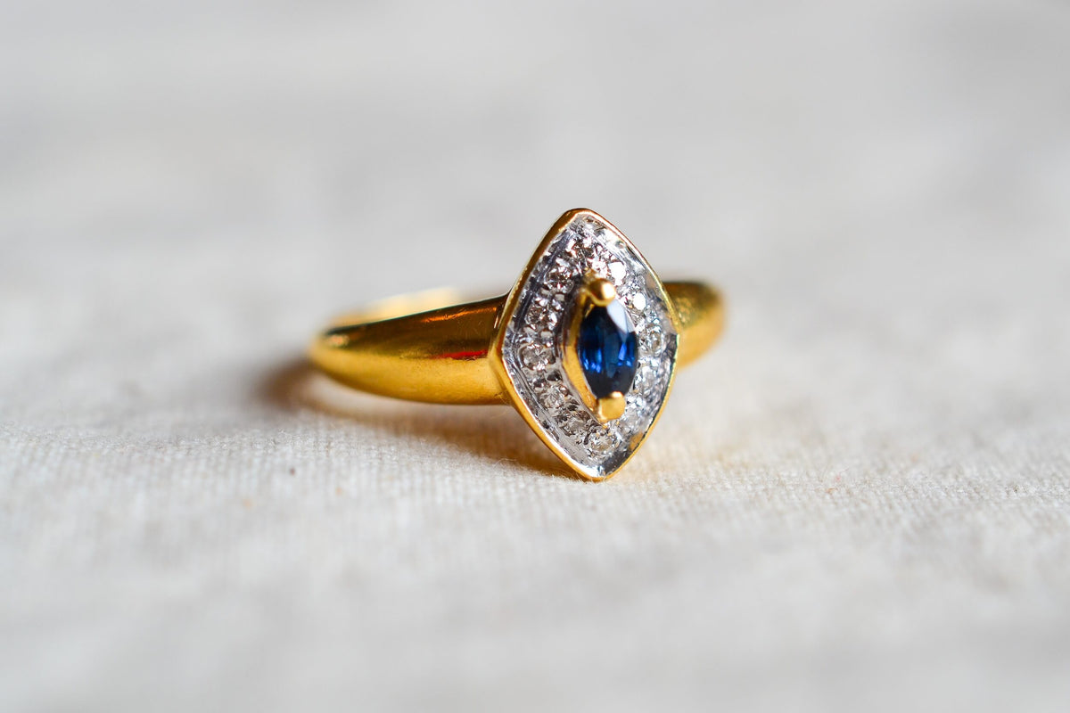 bague-losangique-saphir-diamants-bague-ancienne