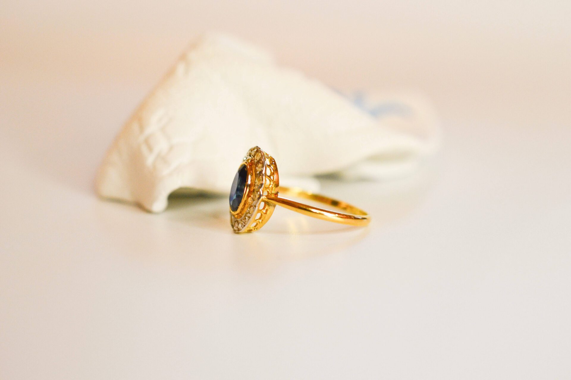 Bague Marguerite Saphir