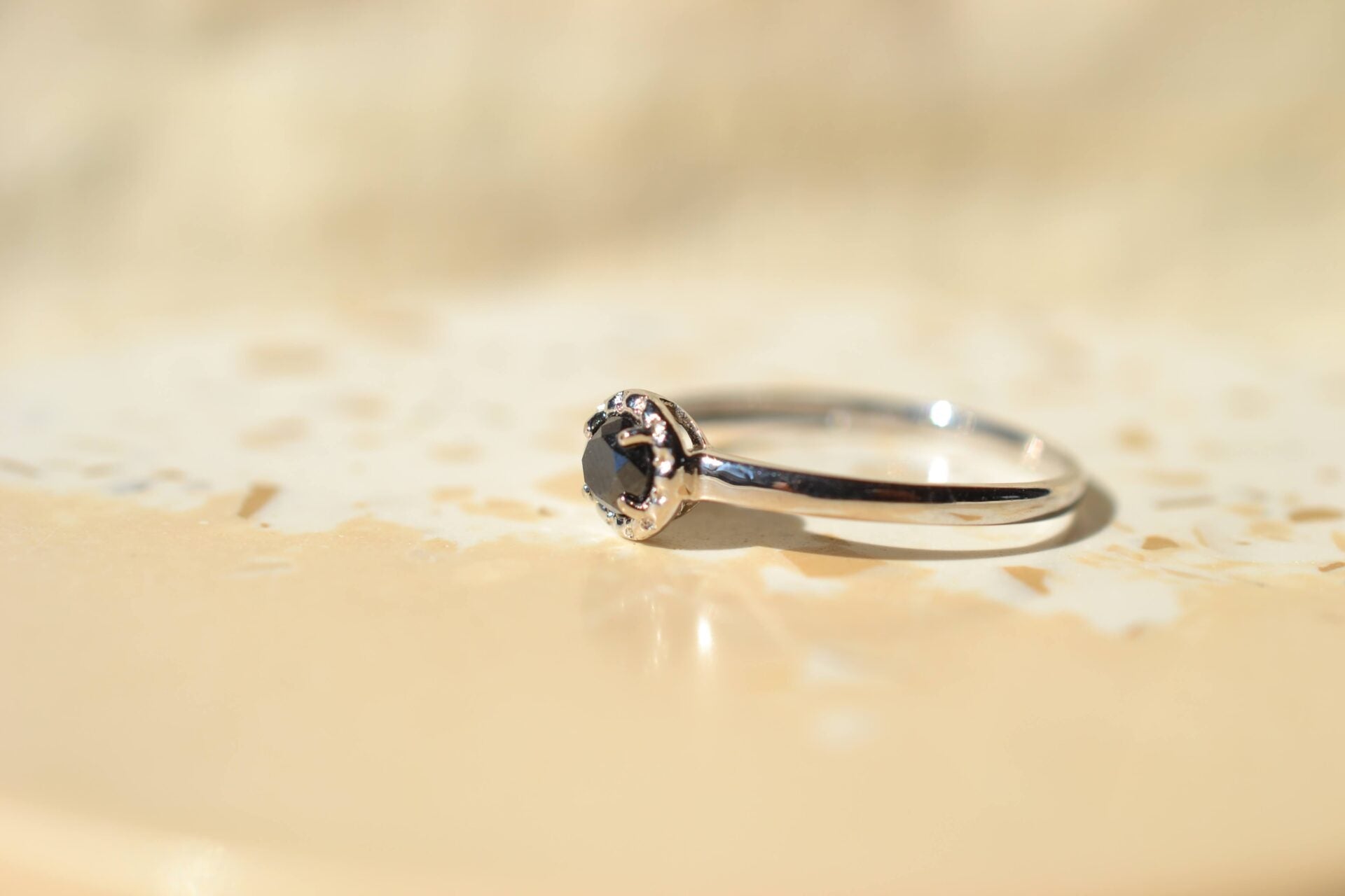 Bague Solitaire Moissanite