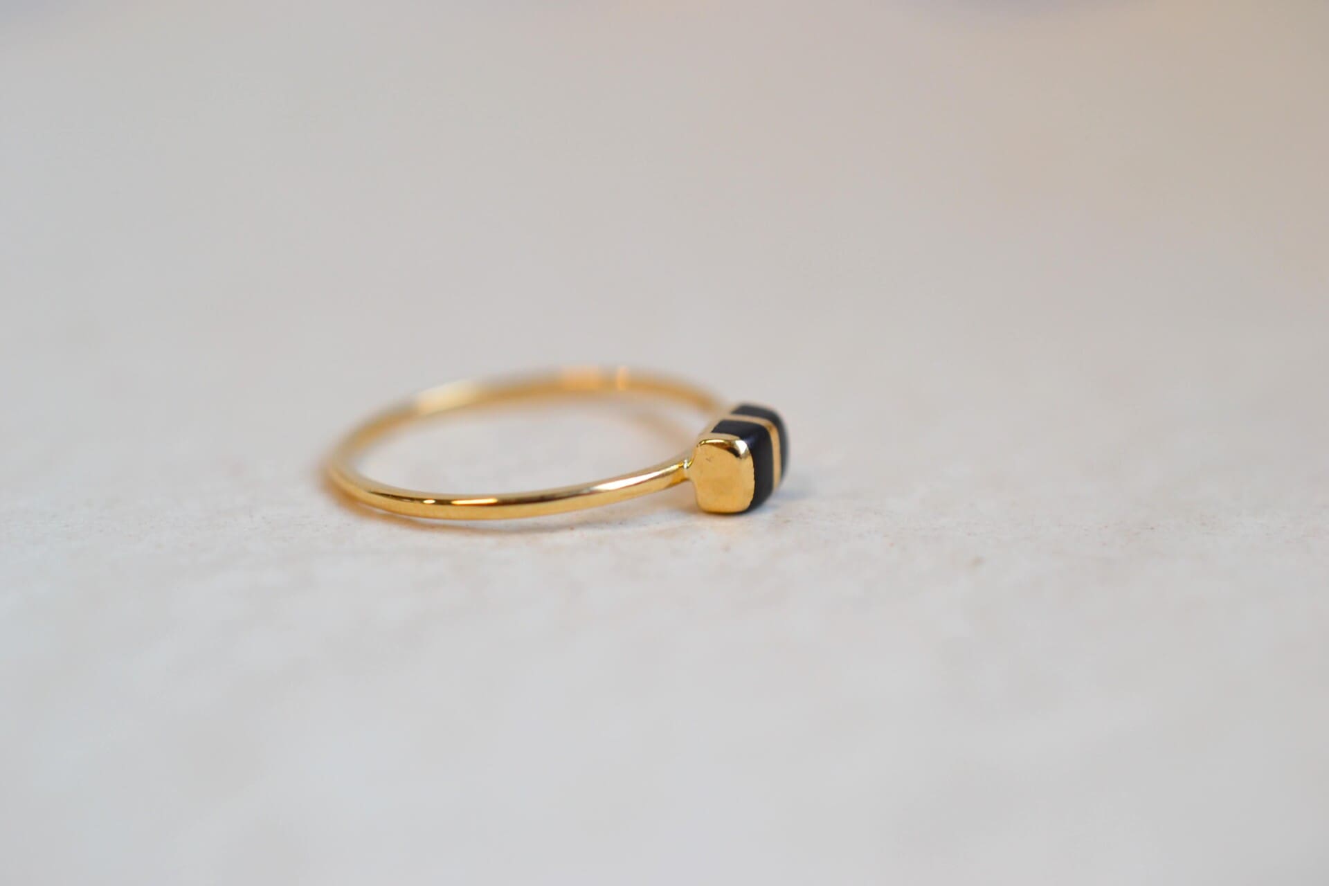 Bague fine Onyx