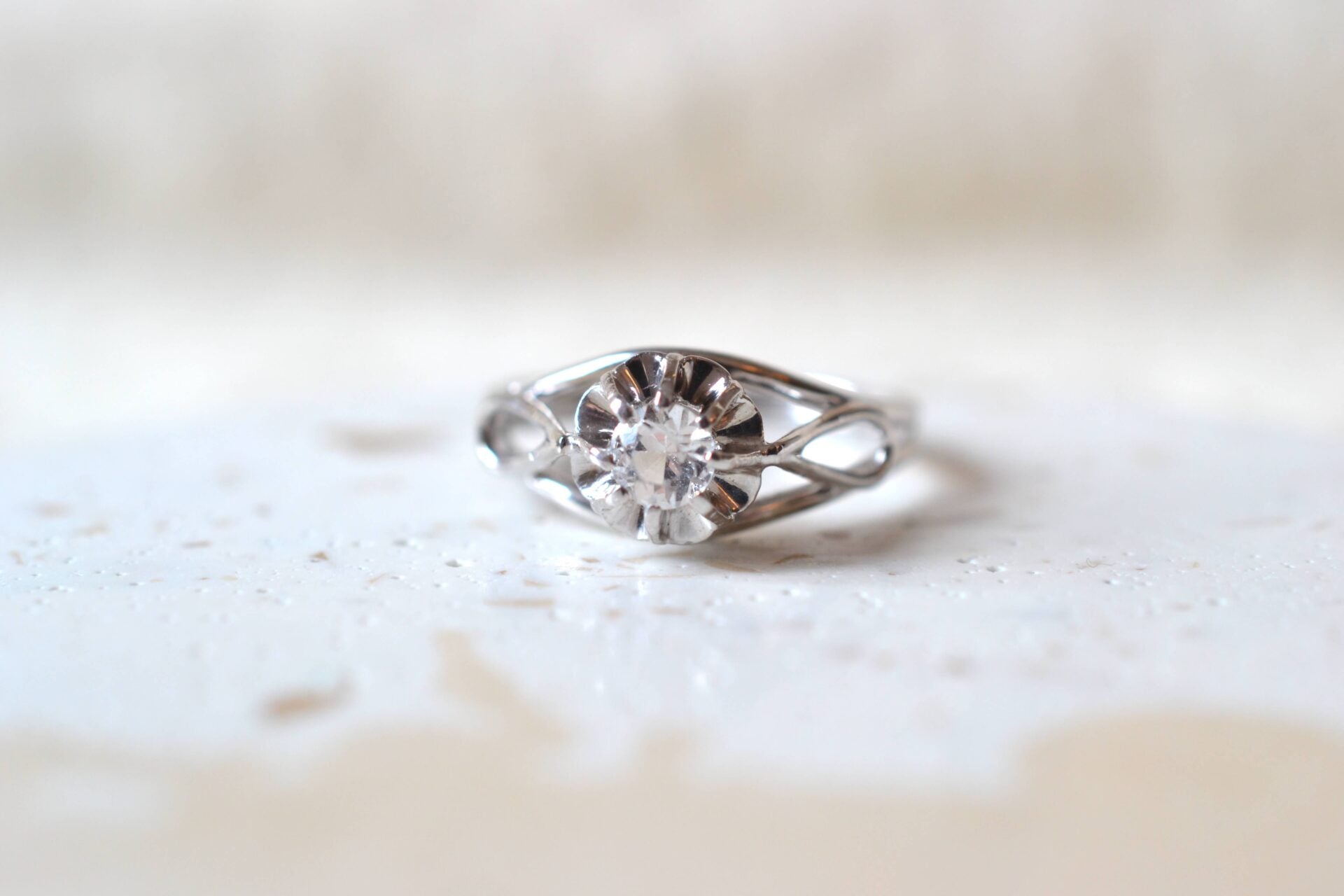 Bague Oxyde fleurette