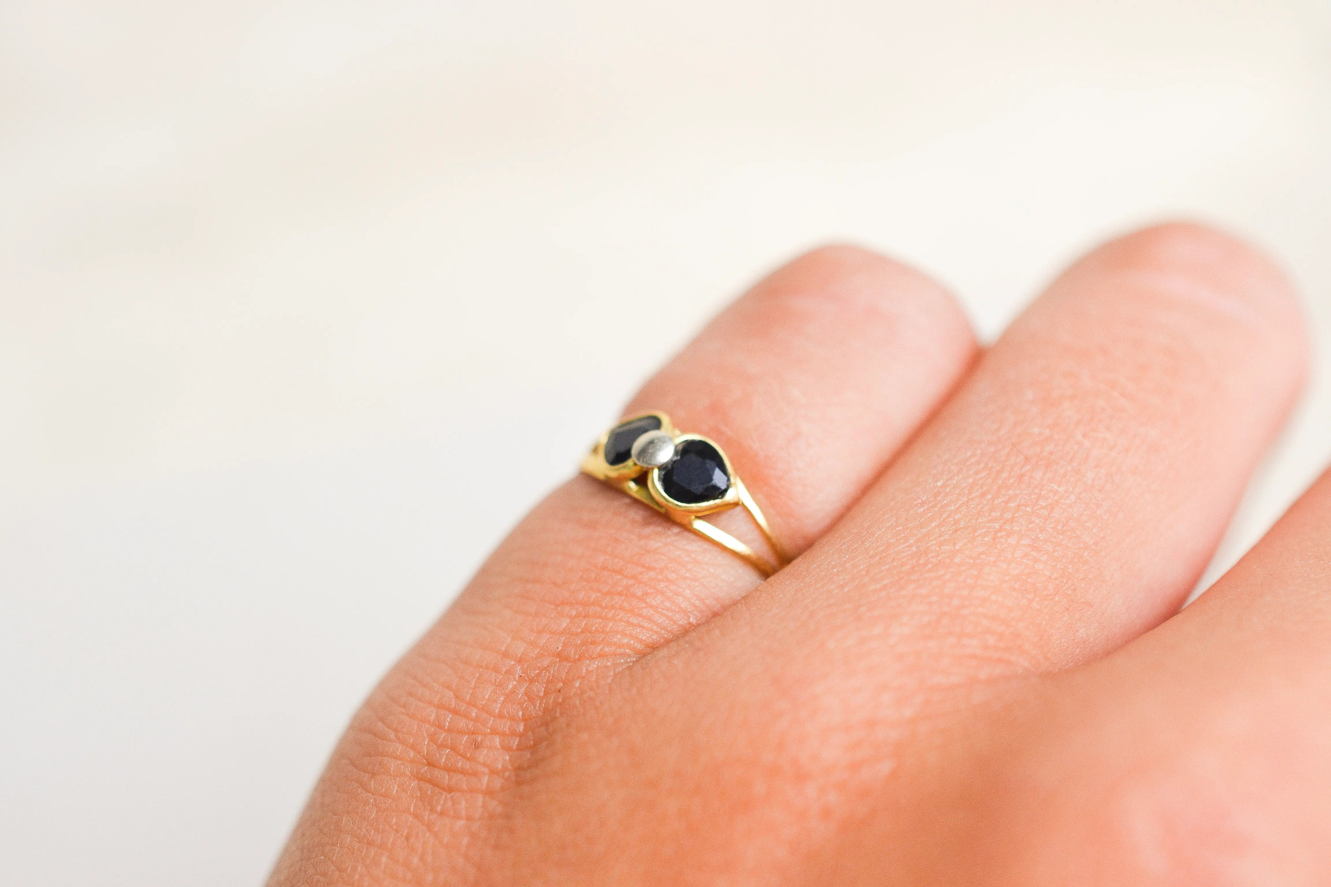 Bague nœud Mélanite