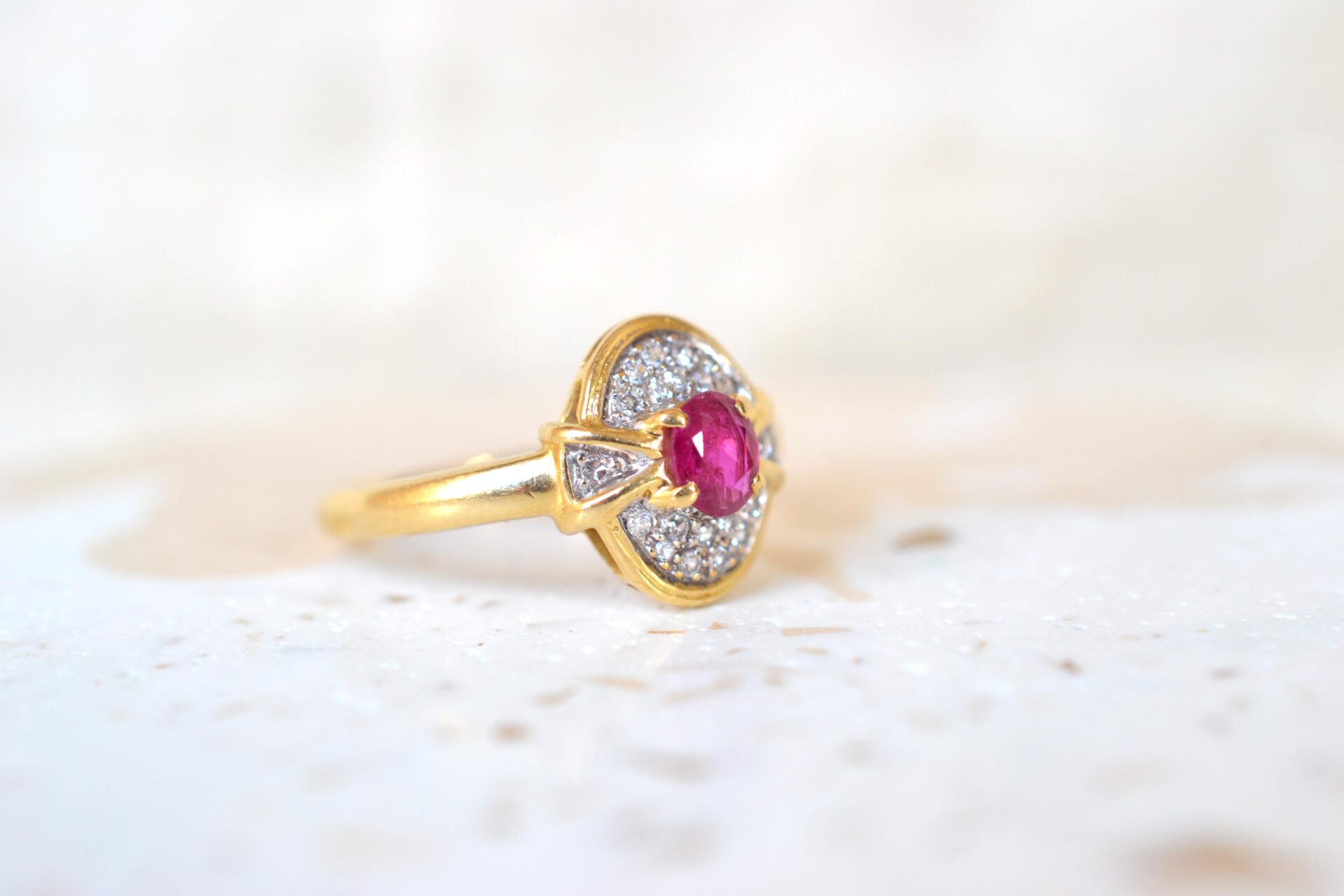 Bague Rubis et Diamants