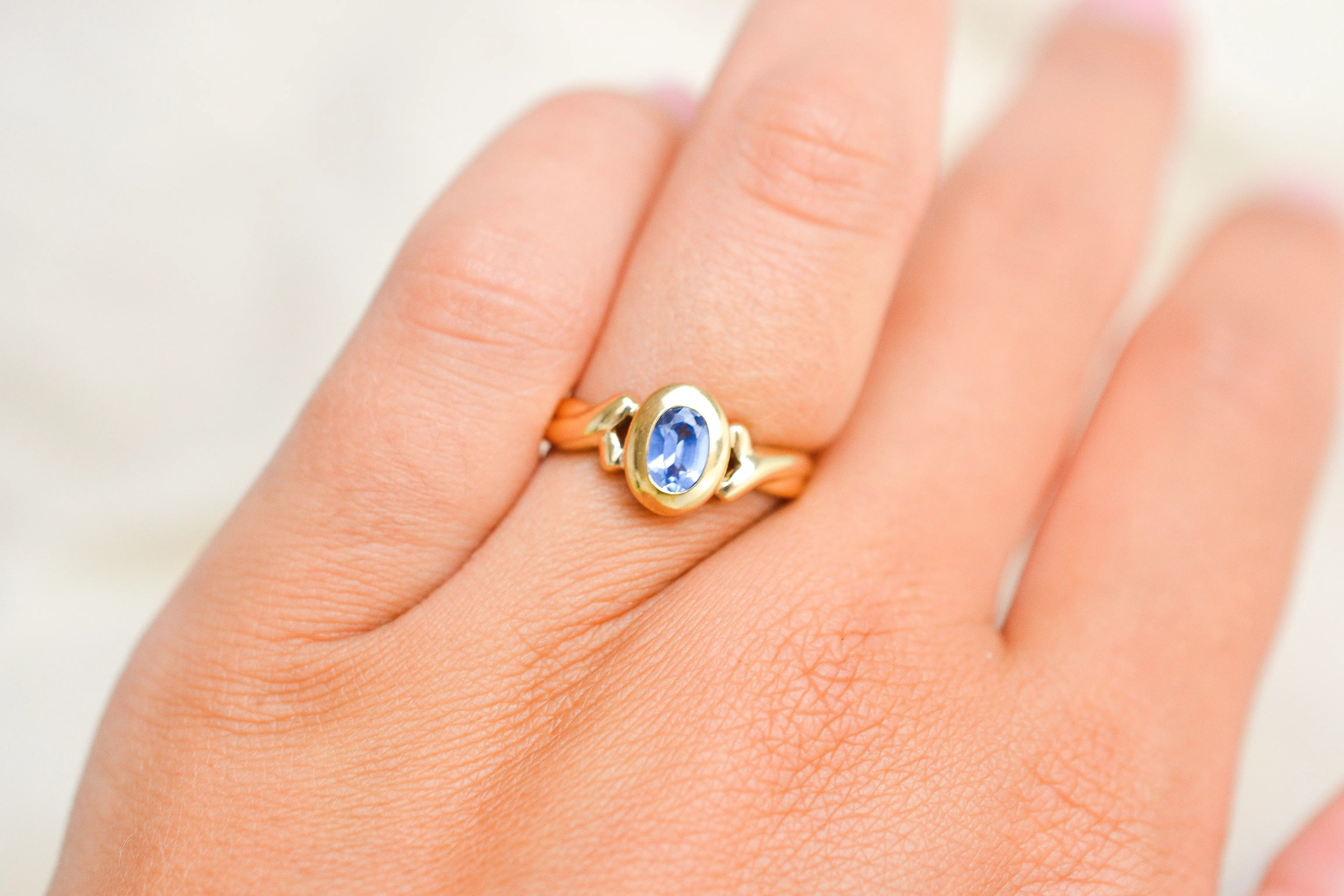 Bague Spinelle synthétique verneuil