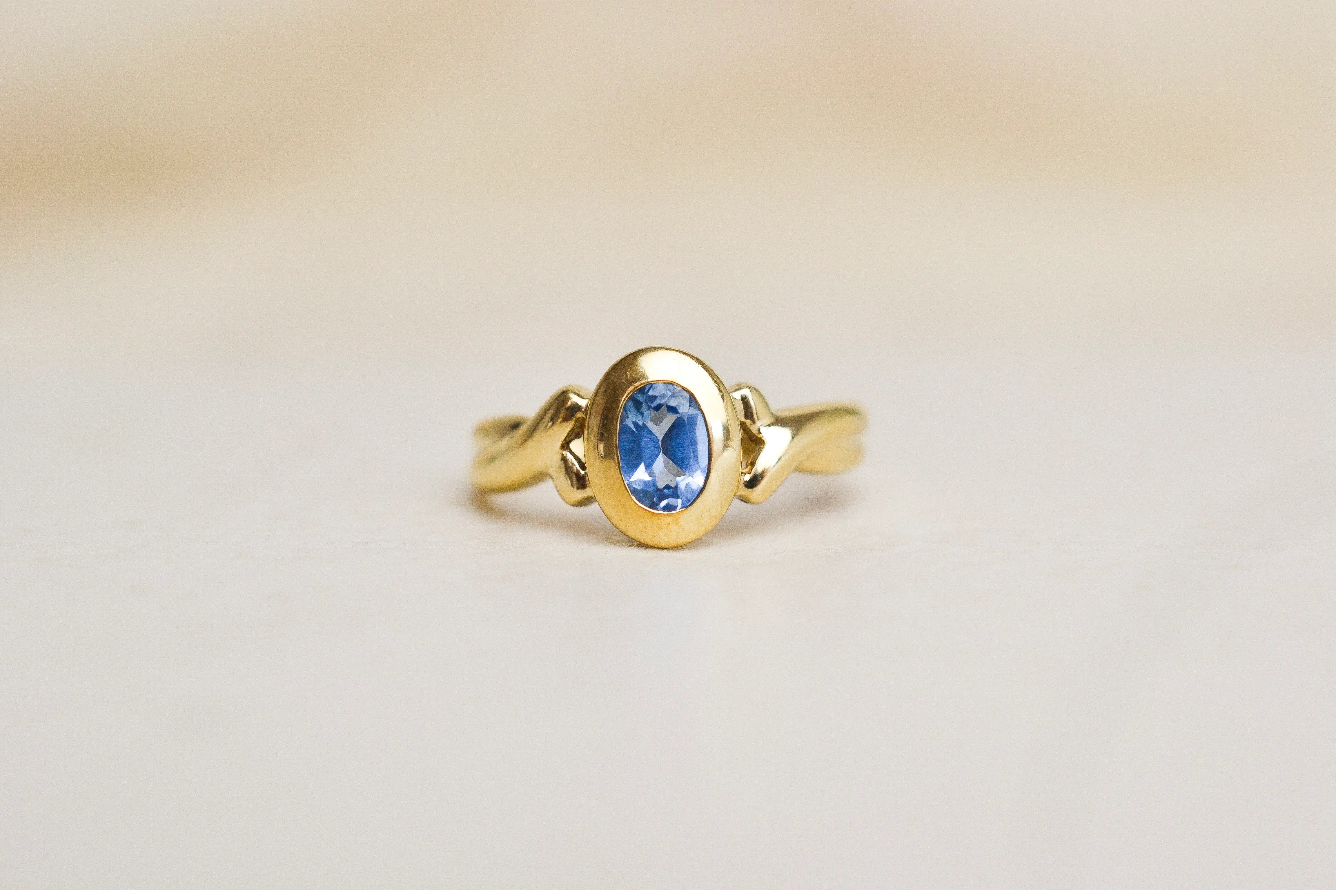 Bague Spinelle synthétique verneuil