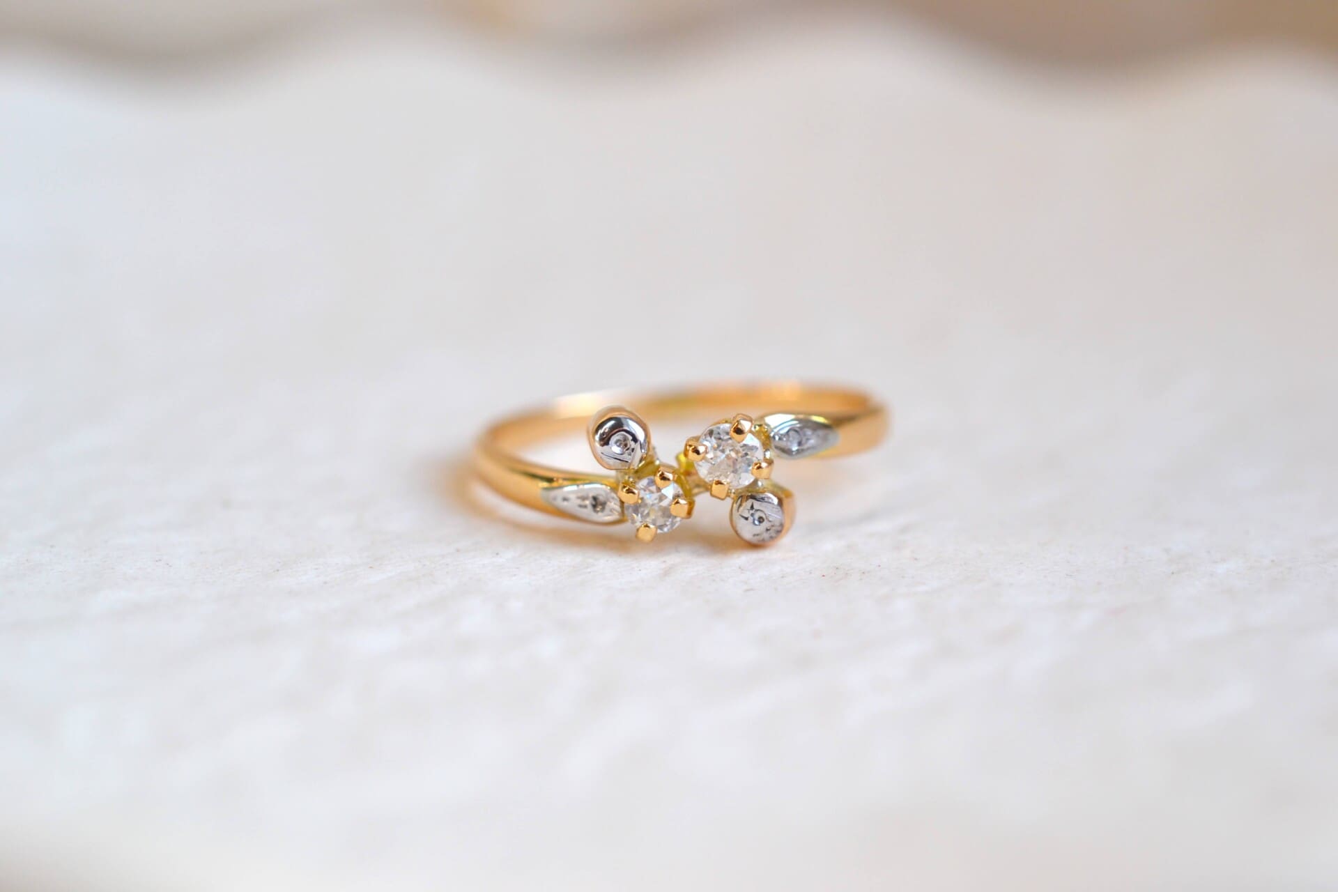 Bague Toi & Moi Diamants 2 Ors