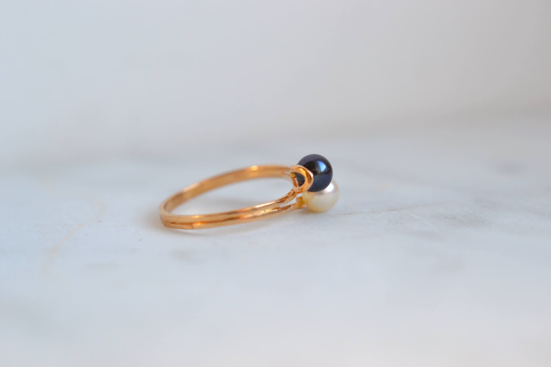 Bague Toi et Moi Perles de culture