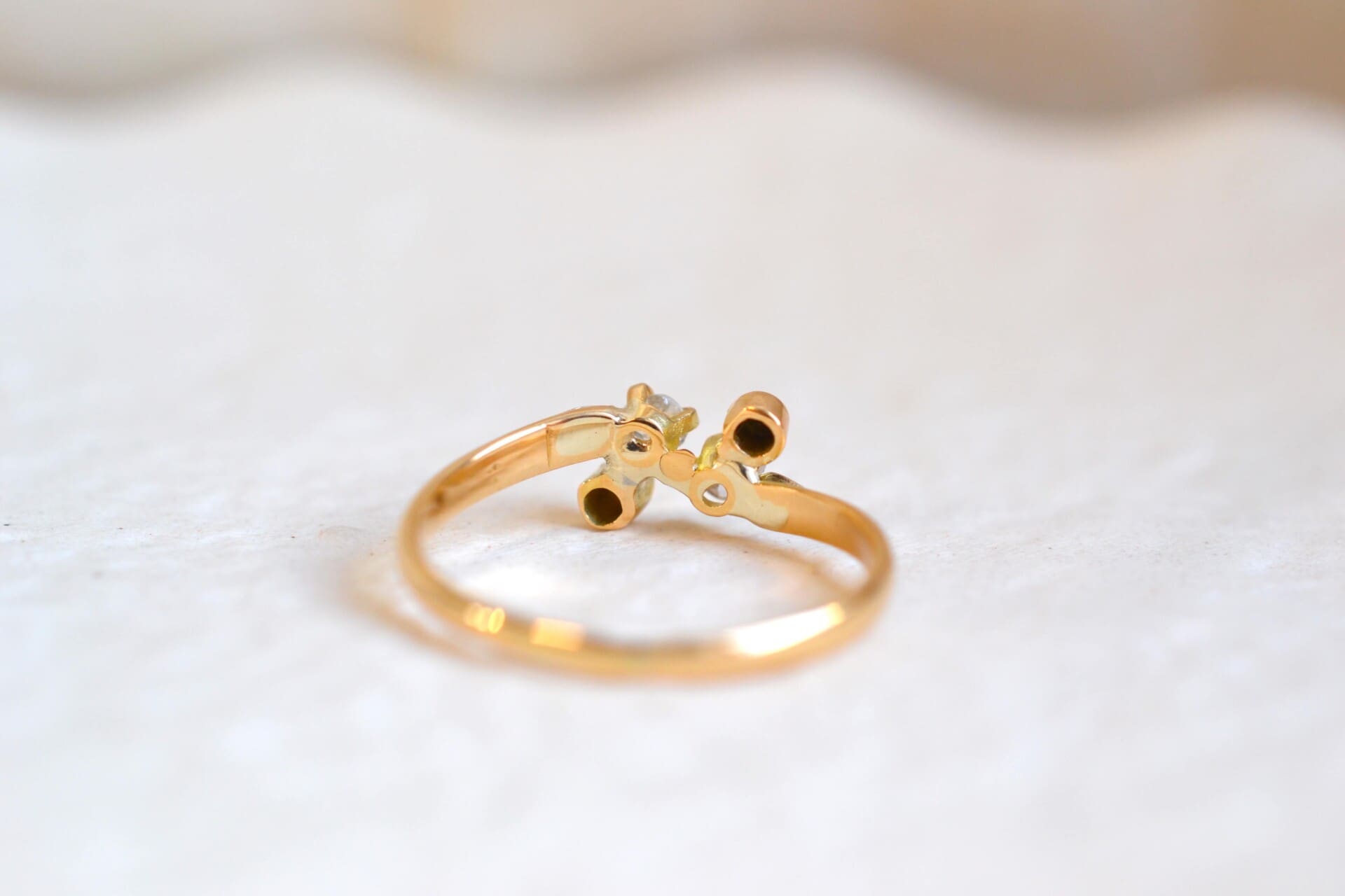 Bague Toi & Moi Diamants 2 Ors