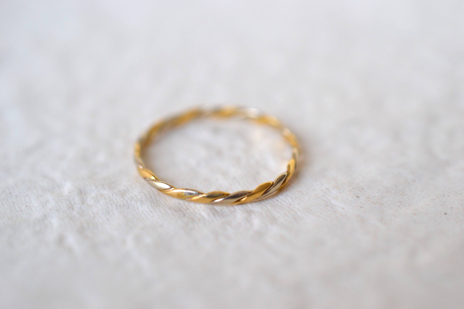 Bague torsadée 2 Ors