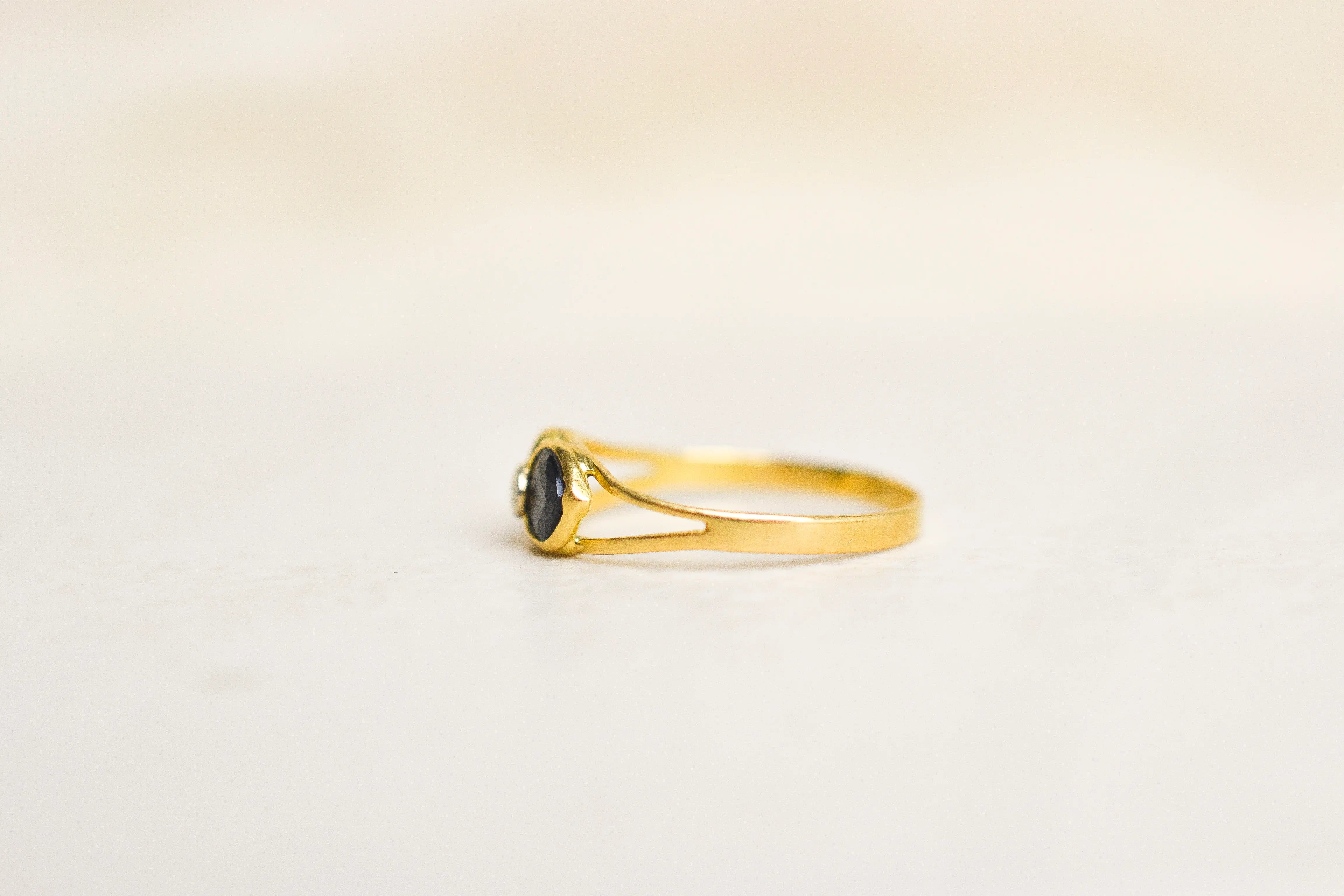 Bague nœud Mélanite