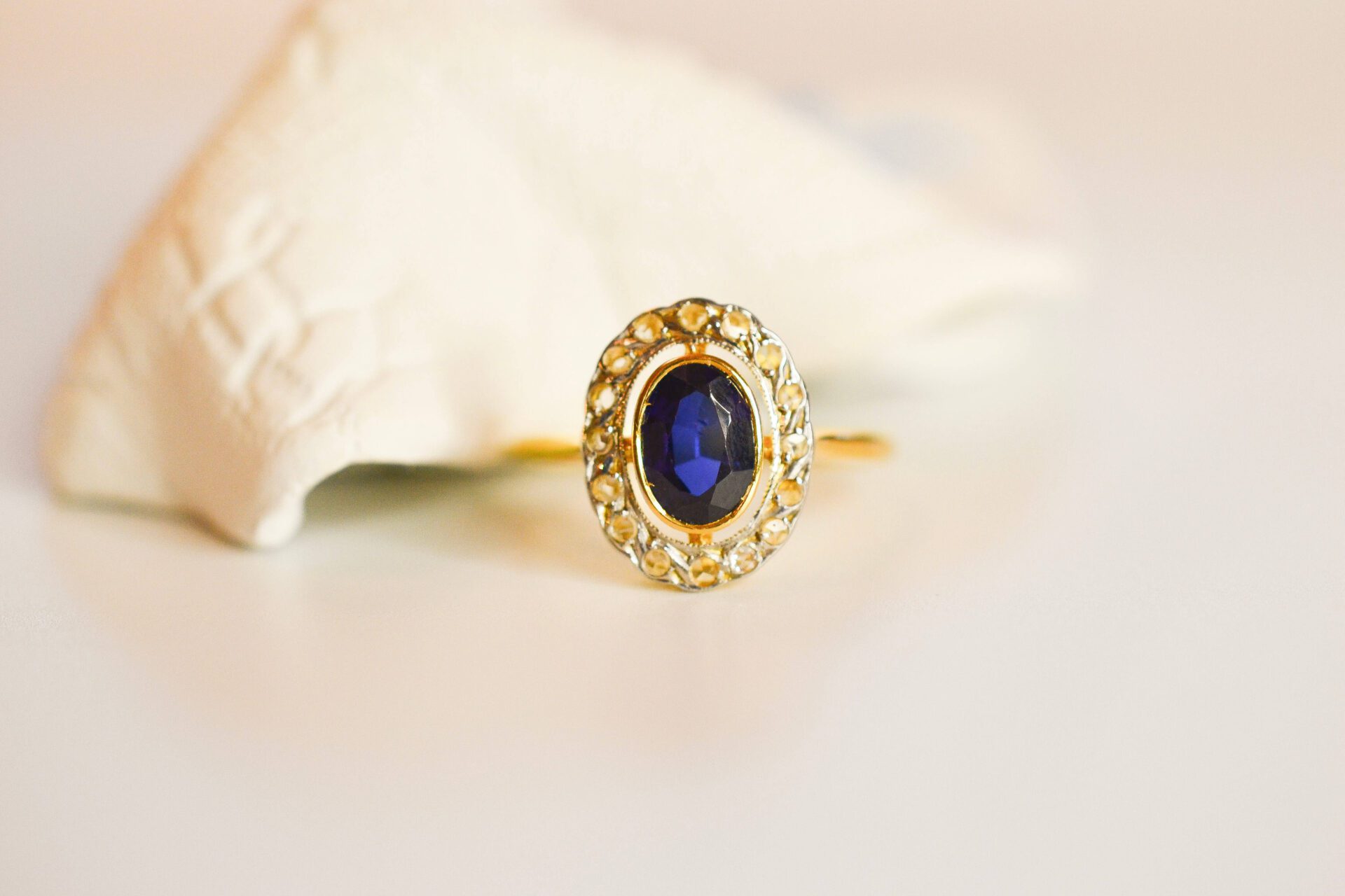 Bague Marguerite Saphir