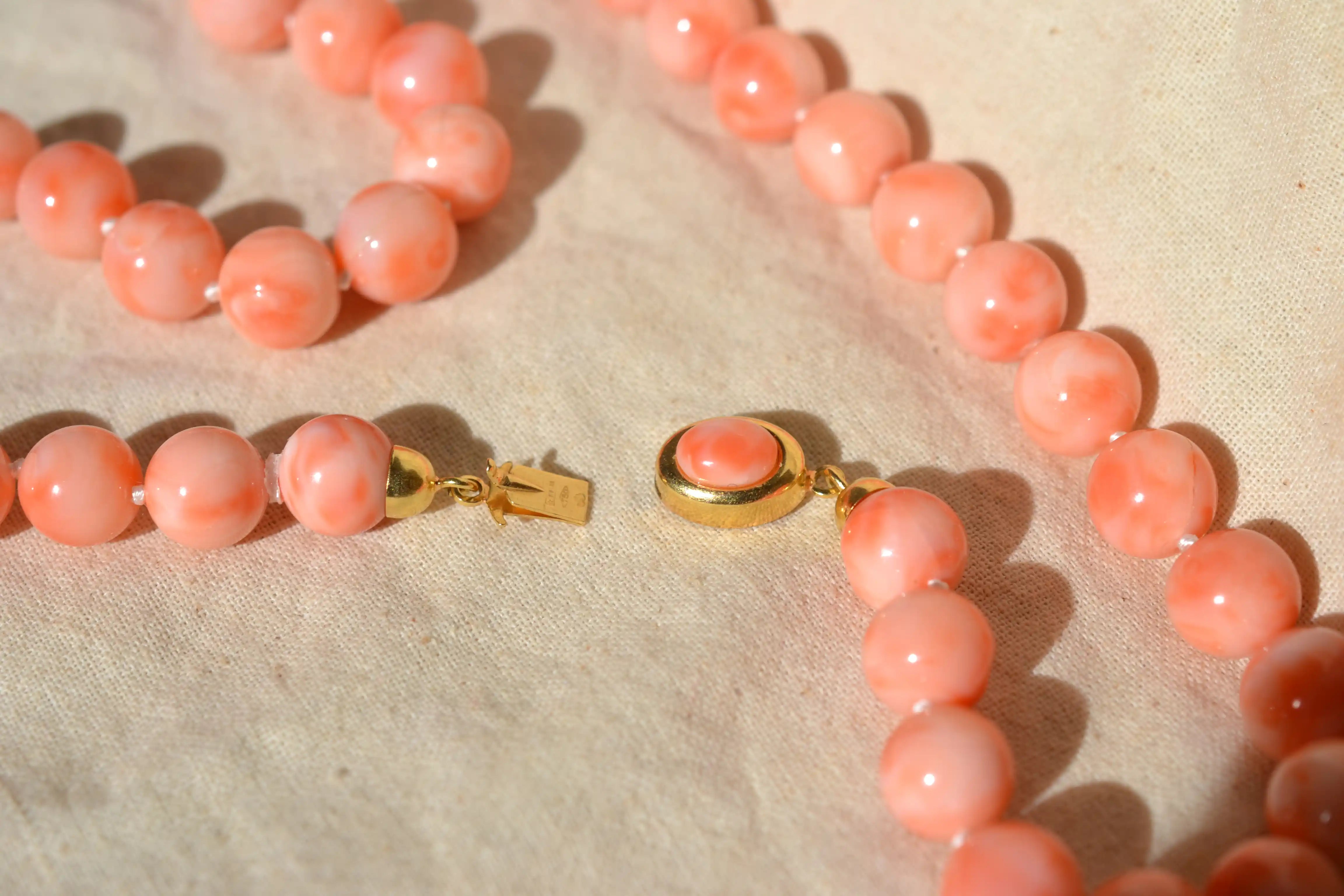 Collier de perles style Corail