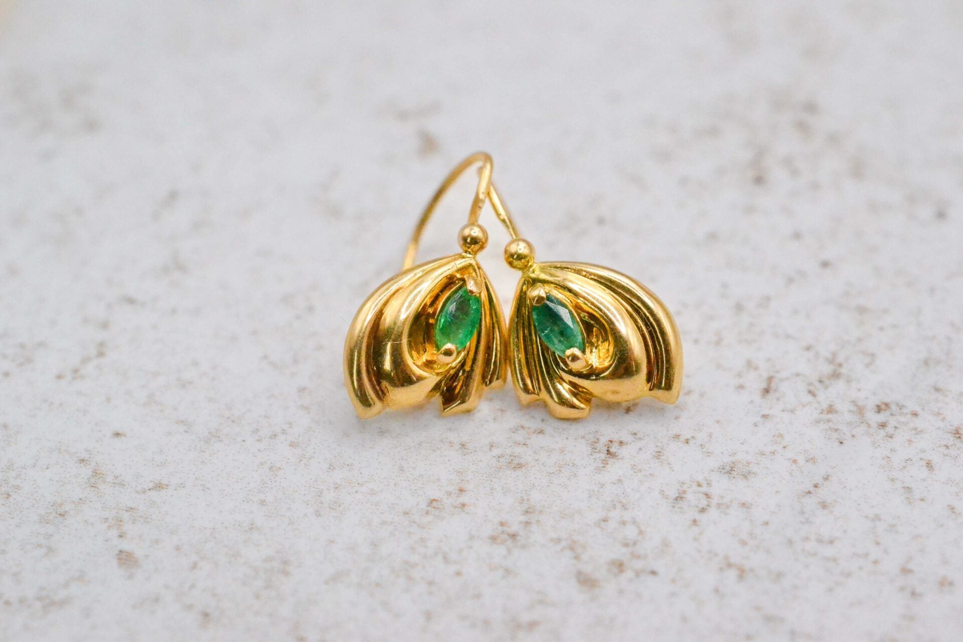Dormeuses Emeraude marquise