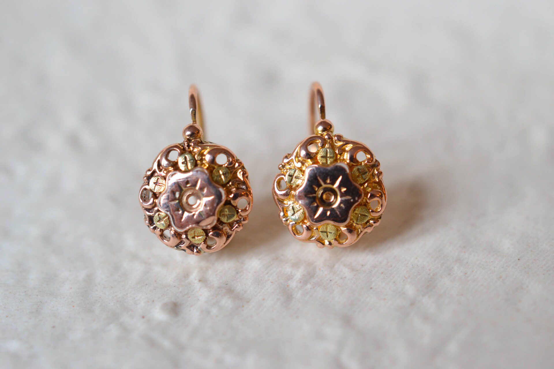 Dormeuses Victoriennes Or rose
